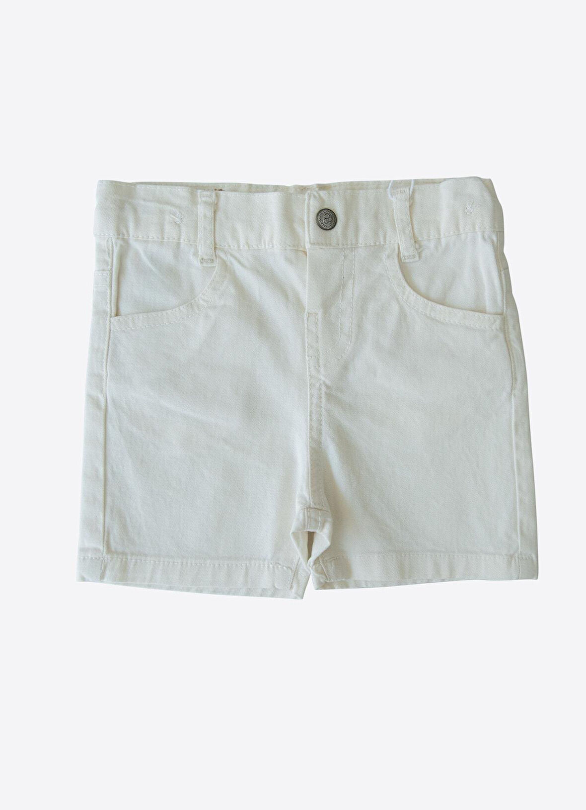 Organik Dean Şort Beyaz