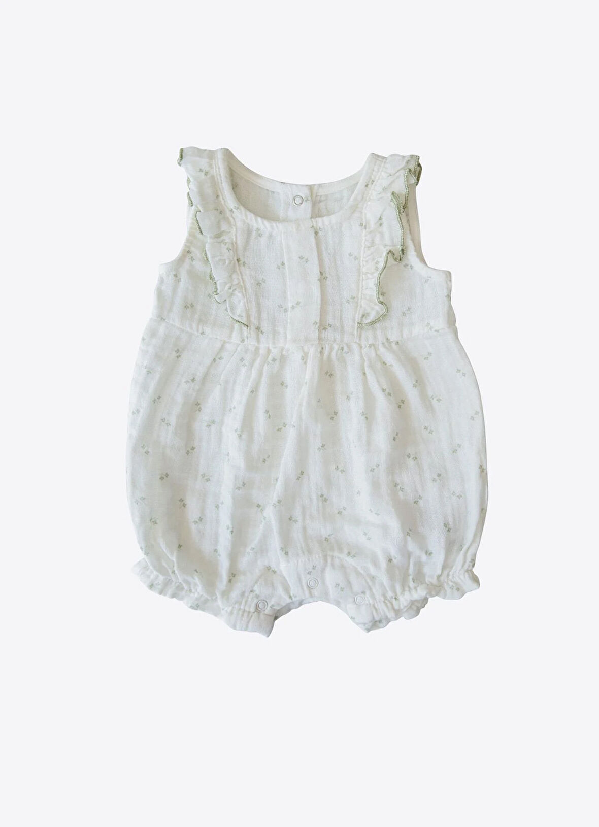 Organik  Alice Şort Tulum Ekru