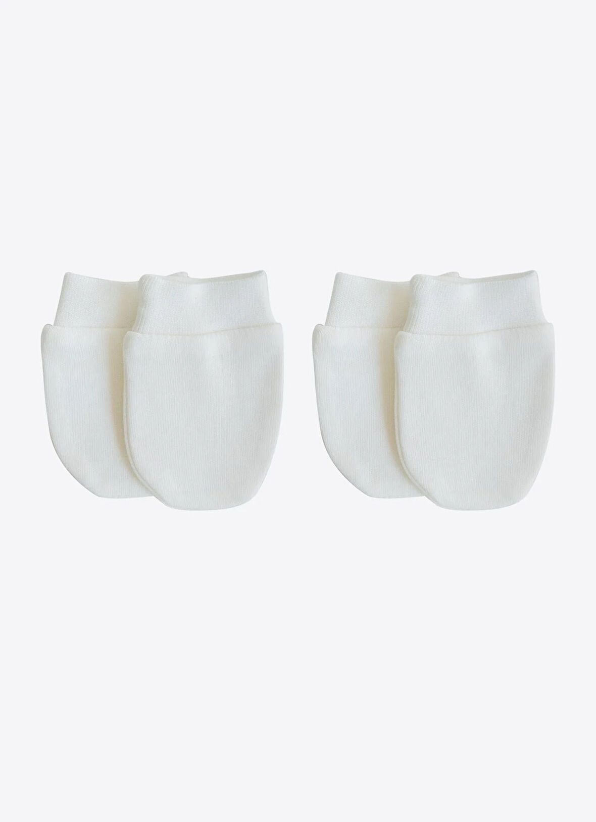 Organik New Basic 2'li Eldiven Ekru