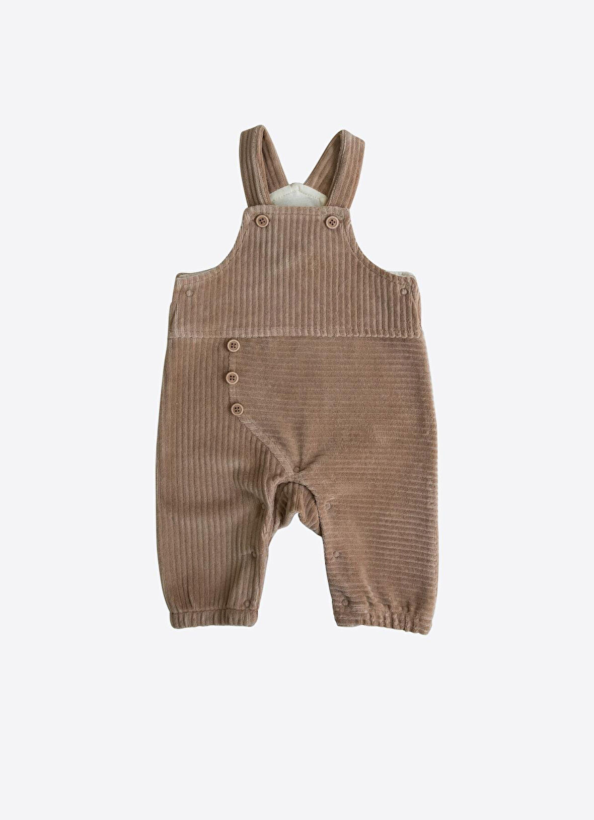 Organik Otıs Salopet Kahverengi