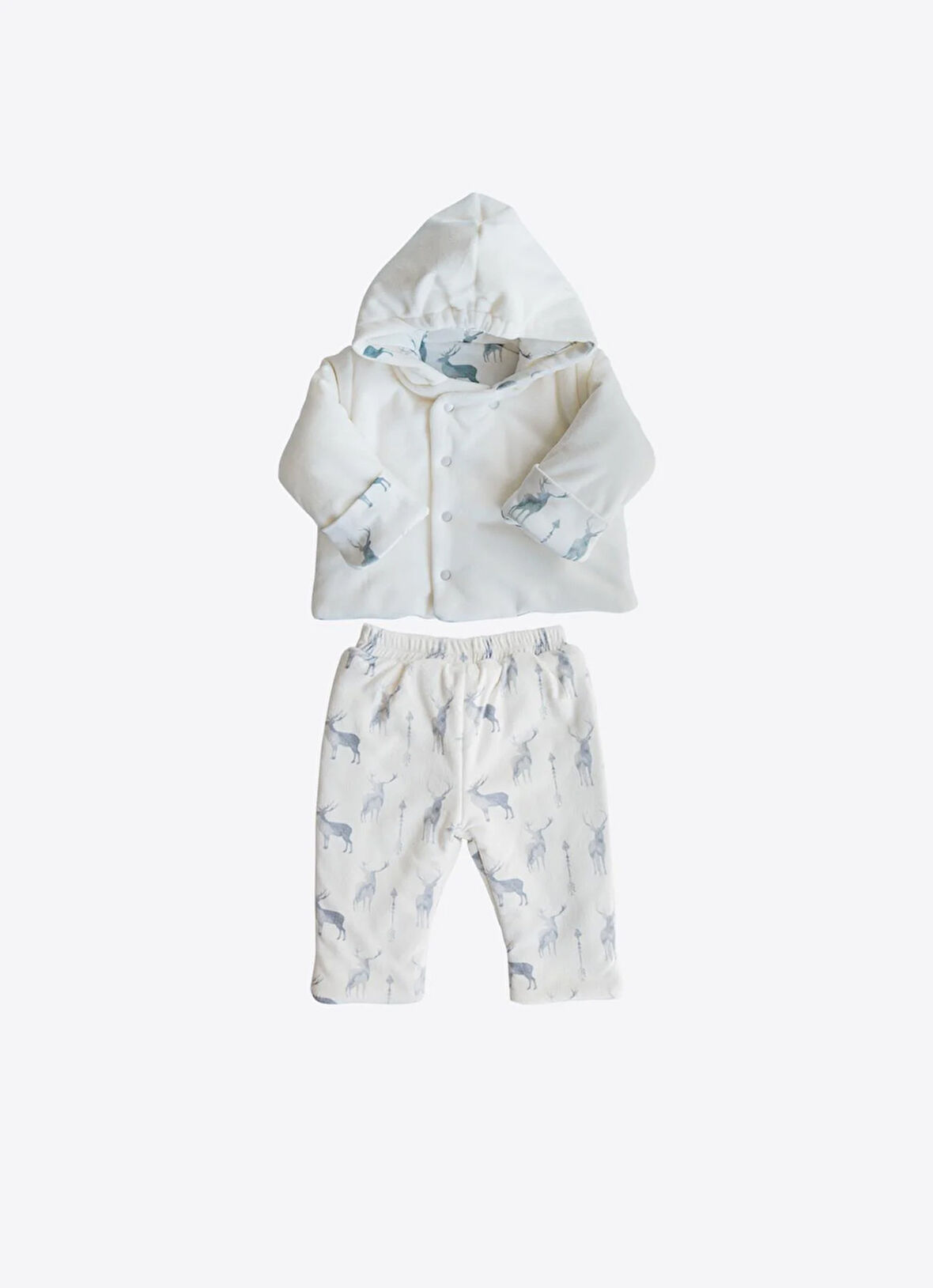 Deer Çift Taraflı 2'li Takım Gri