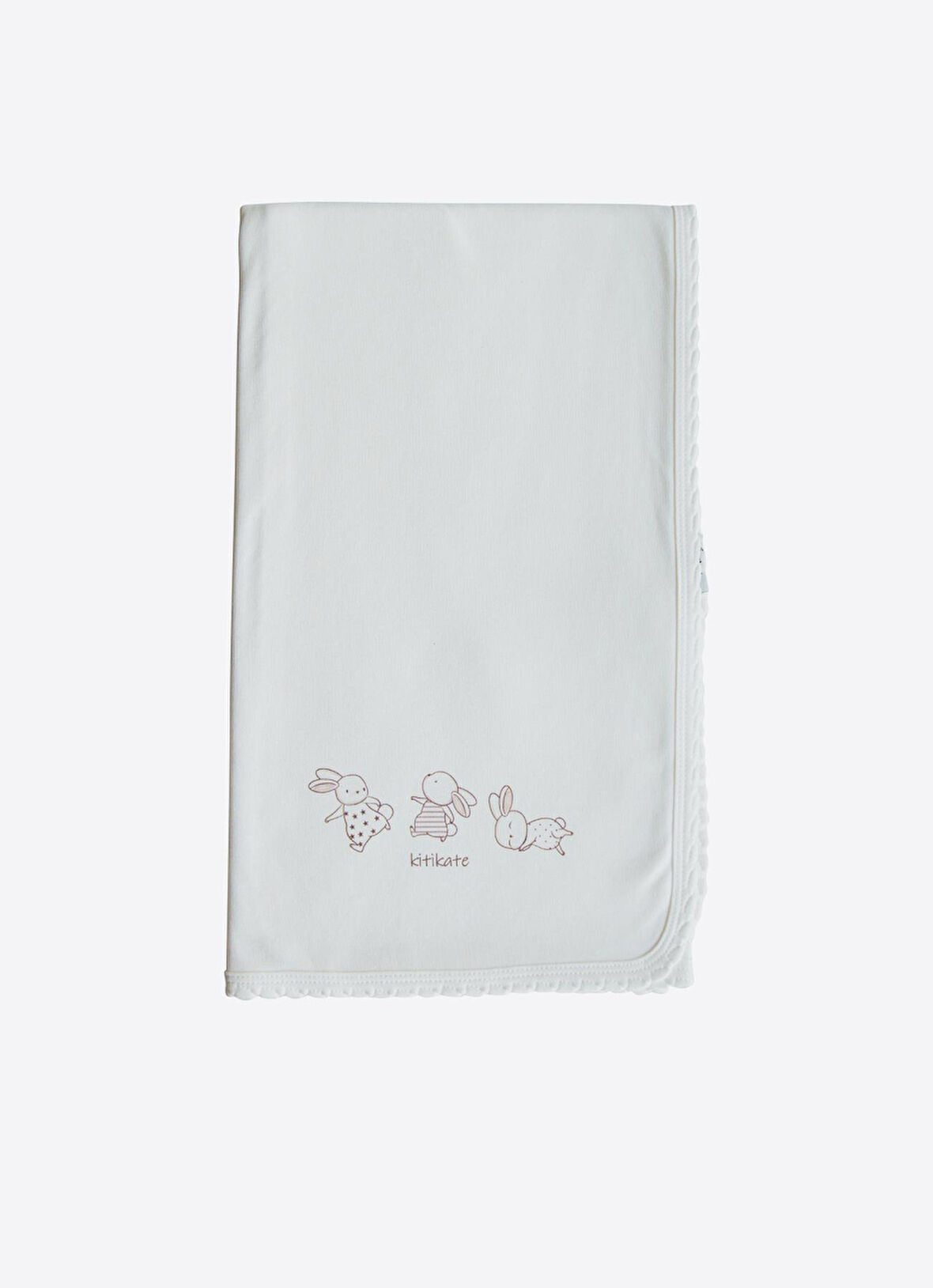 Organik New Basic Çift Kat Battaniye Ekru