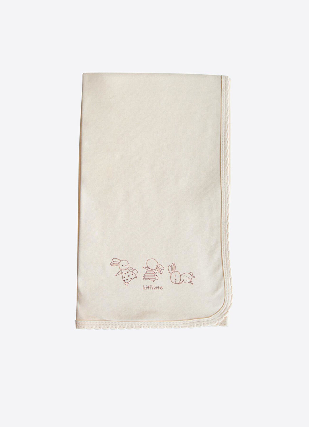 Organik New Basic Çift Kat Battaniye Natural