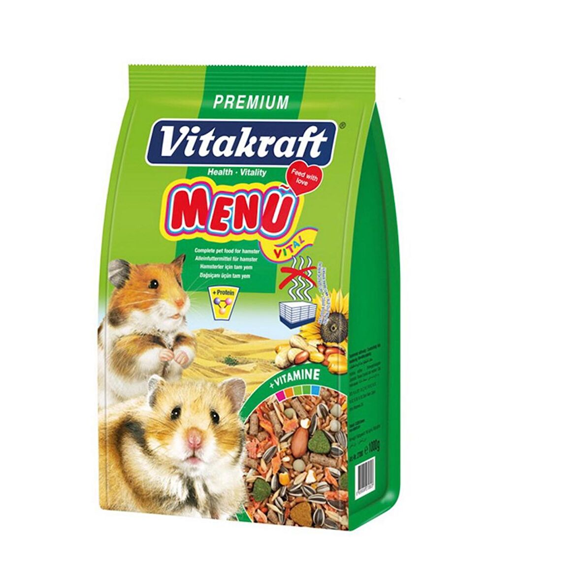 VITAKRAFT 1000GR HAMSTER MENU VITAL PREMIUM