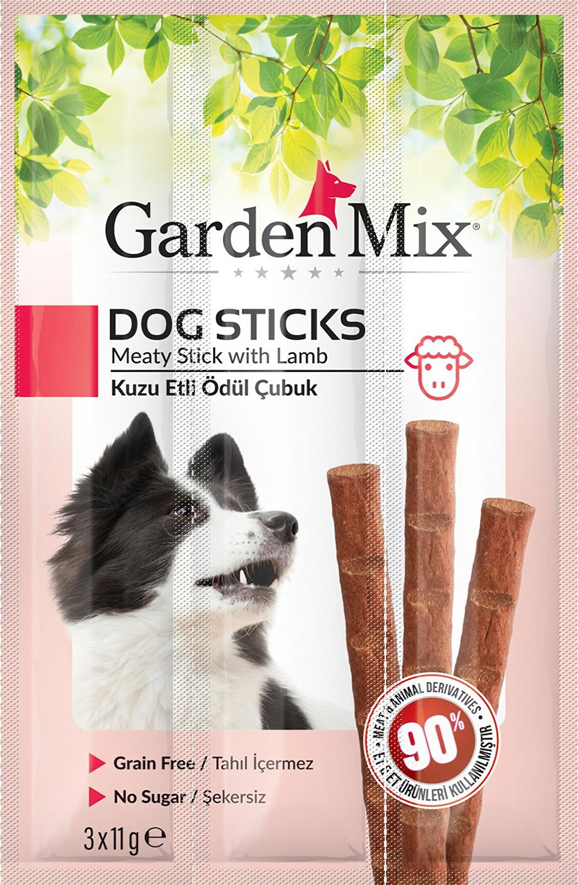 Gardenmix Kuzu Etli Köpek Stick Ödül 3*11g