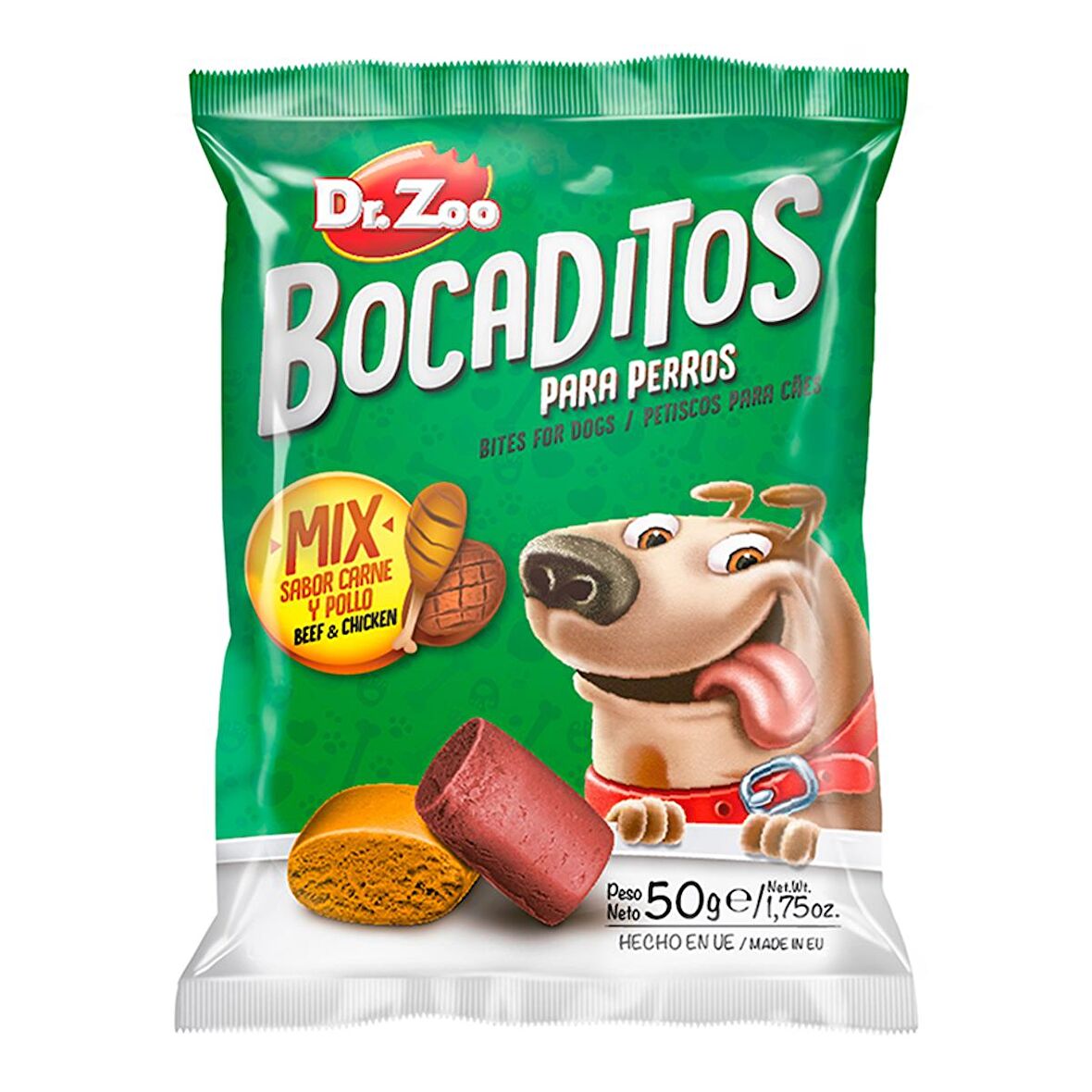 Dr.zoo Bocaditos Tavuk  Biftekli Köpek Ödülü 50g
