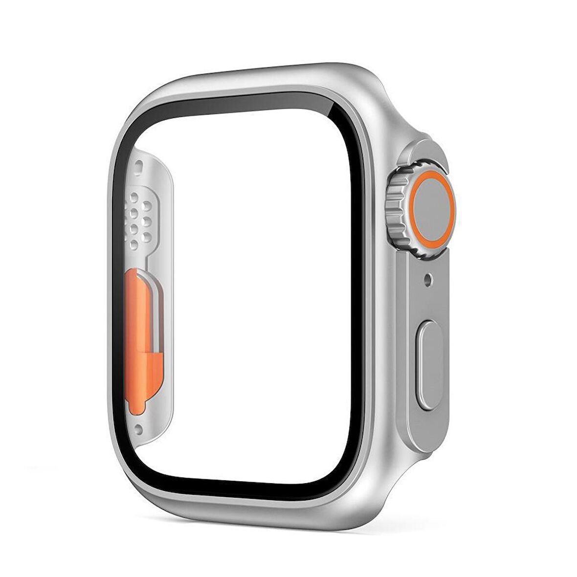 Peeq Apple Watch Uyumlu 44mm Kasa Koruyucu Ve Dönüştürücü Apple Watch Uyumlu Ultra 49mm Çevirici Watch 44mm Dönüştürücü 