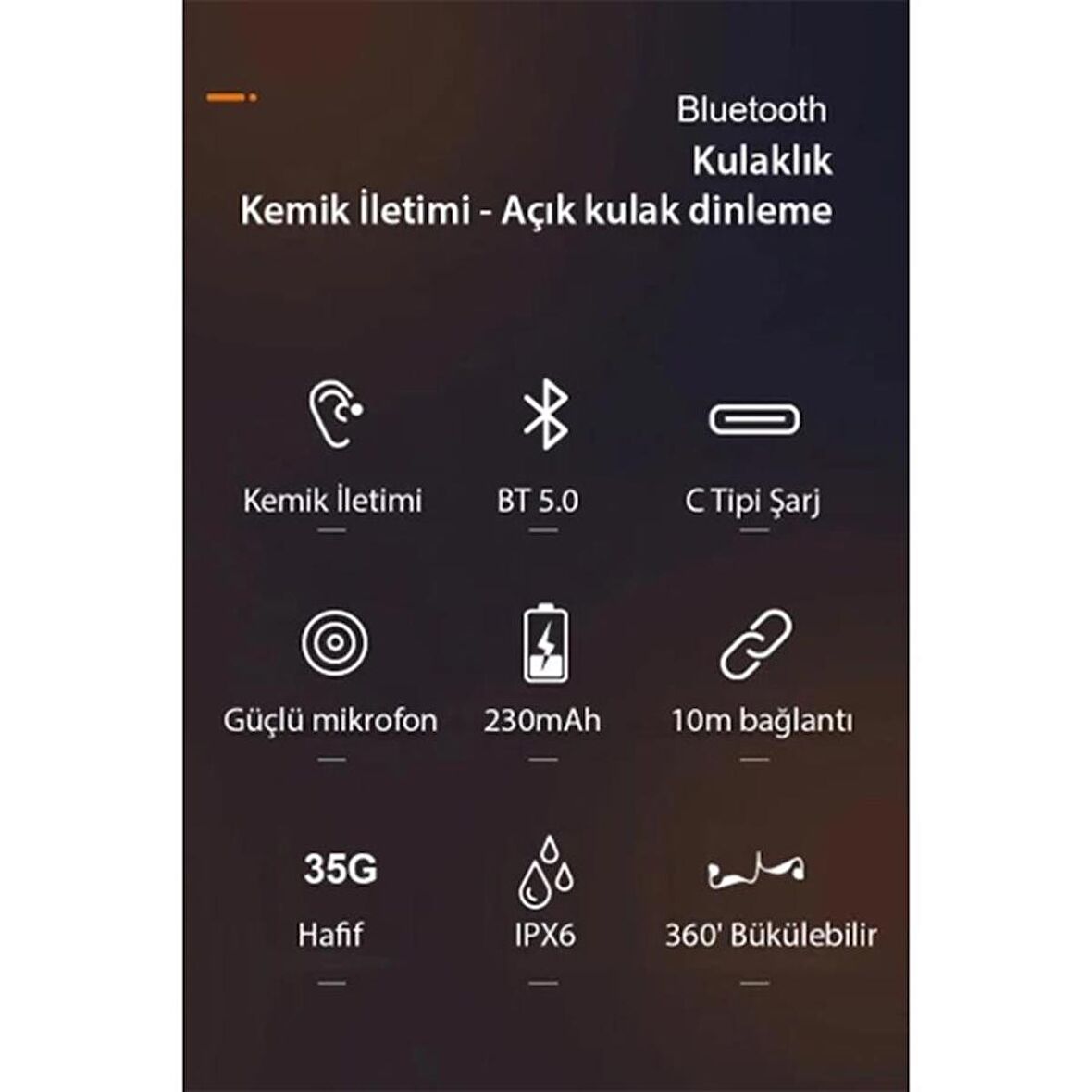 Peeq AS10 Plus 35 gr Ağırlık Suya Dayanıklı Sporcu Bluetooth Kulaklık