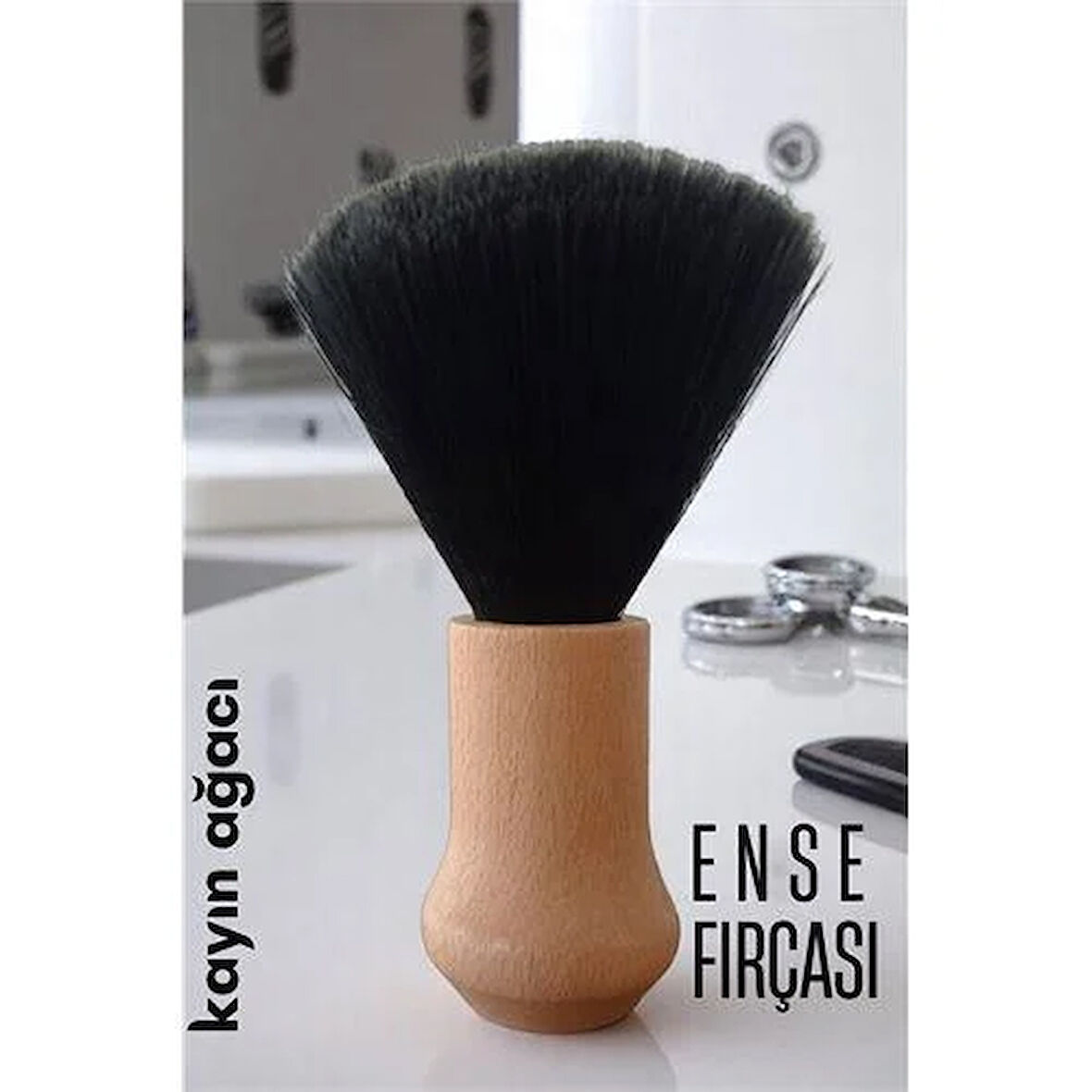 Modacar Berber Ense Fırçası Saç Temizleme Fırçası - Berber Temizlik Fırçası- Kuaför Berber Malzemesi