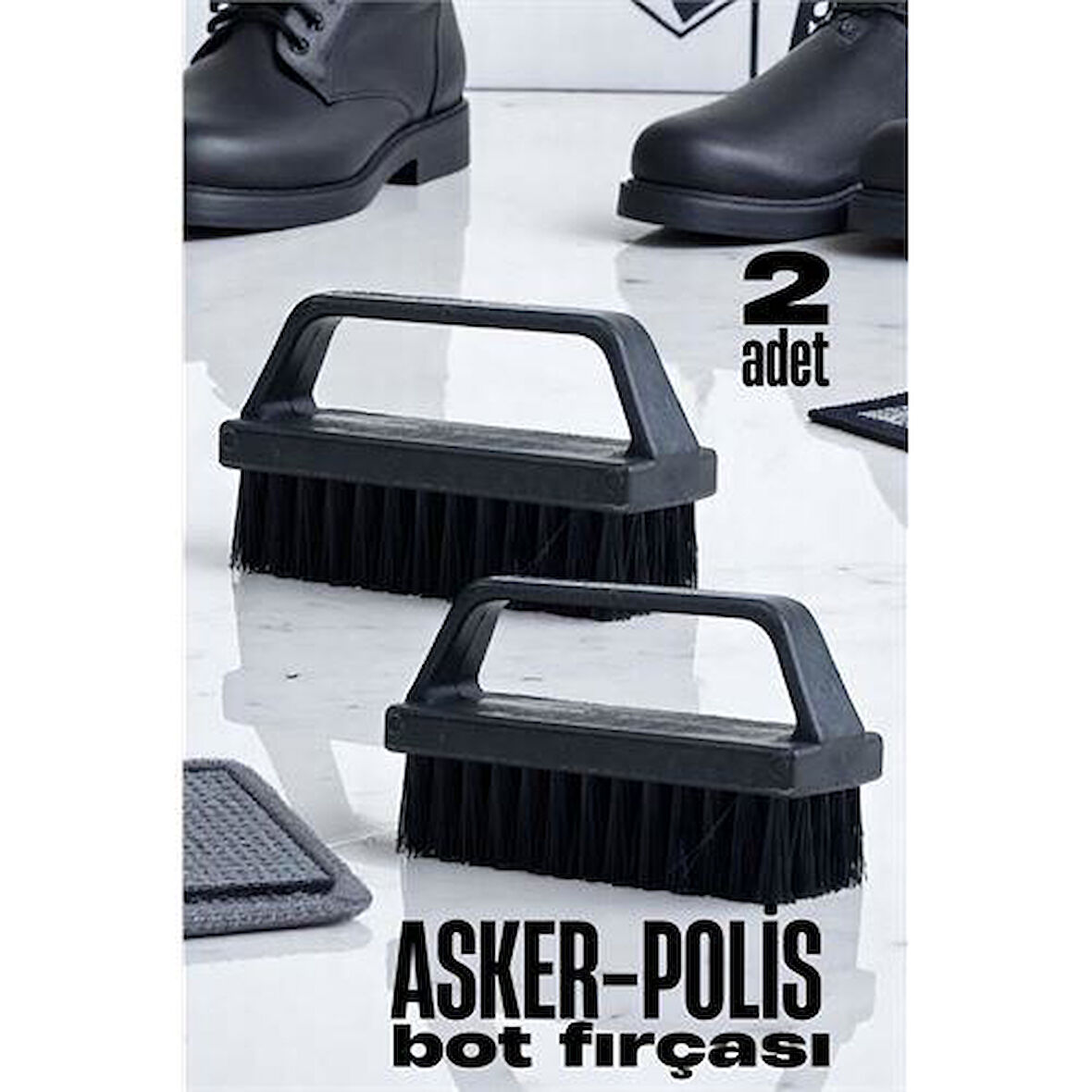ModaCar Sert Kıllı Asker-Polis Bot Fırçası - Leke Çıkarıcı Elbise Fırçası 2 ADET