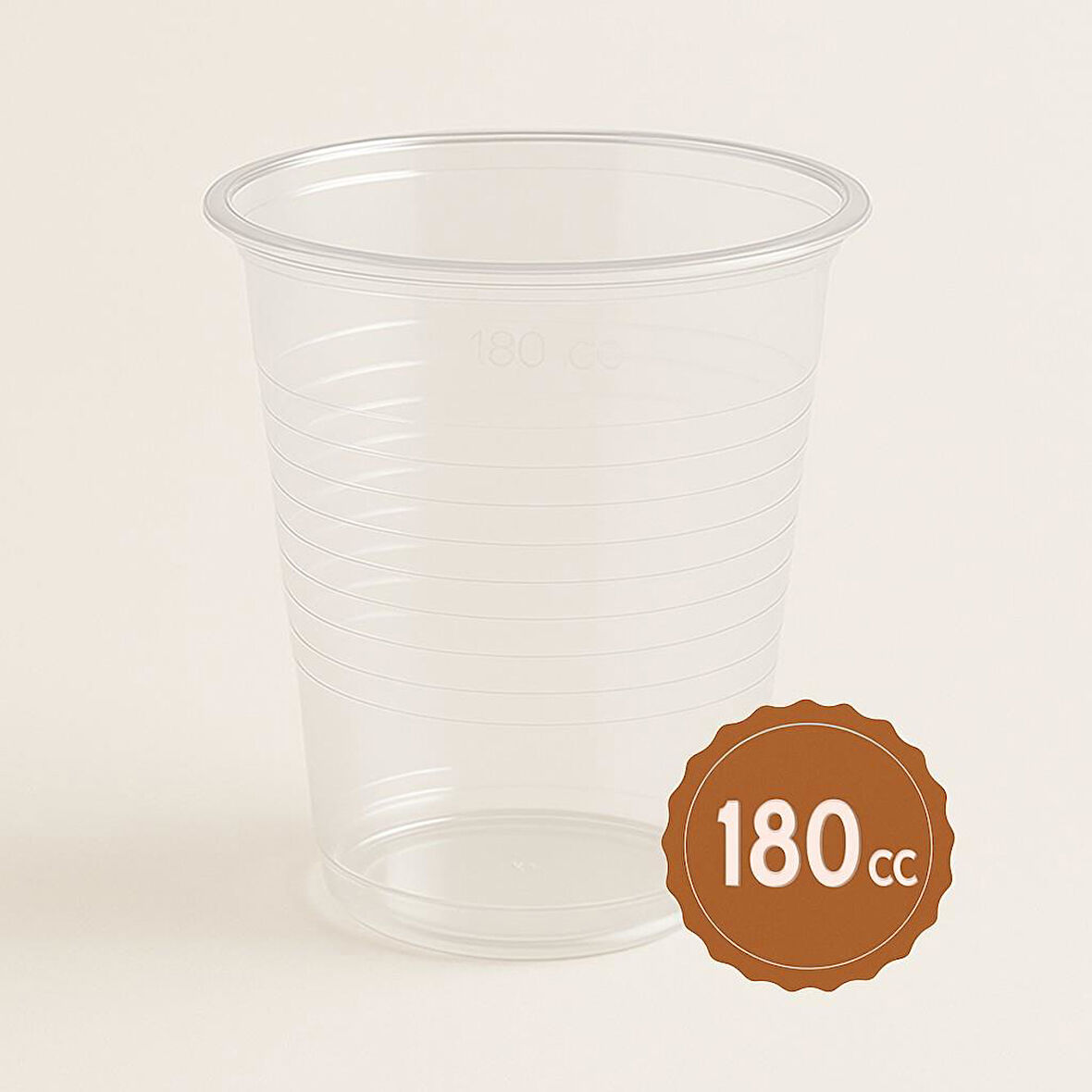 Alsepeteavm  Plastik Bardak İnce Şeffaf 180cc 100lü