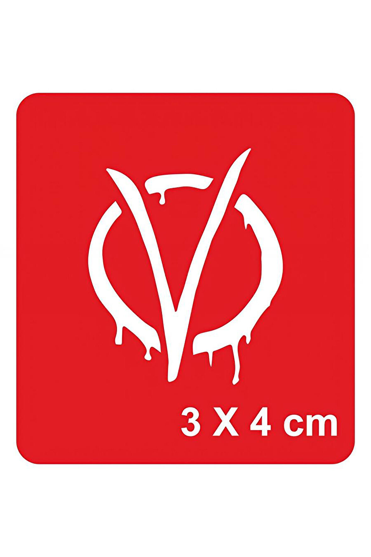 Alsepeteavm V for Vendetta Tattoo Geçici Dövme Şablonları Kına Kalıpları