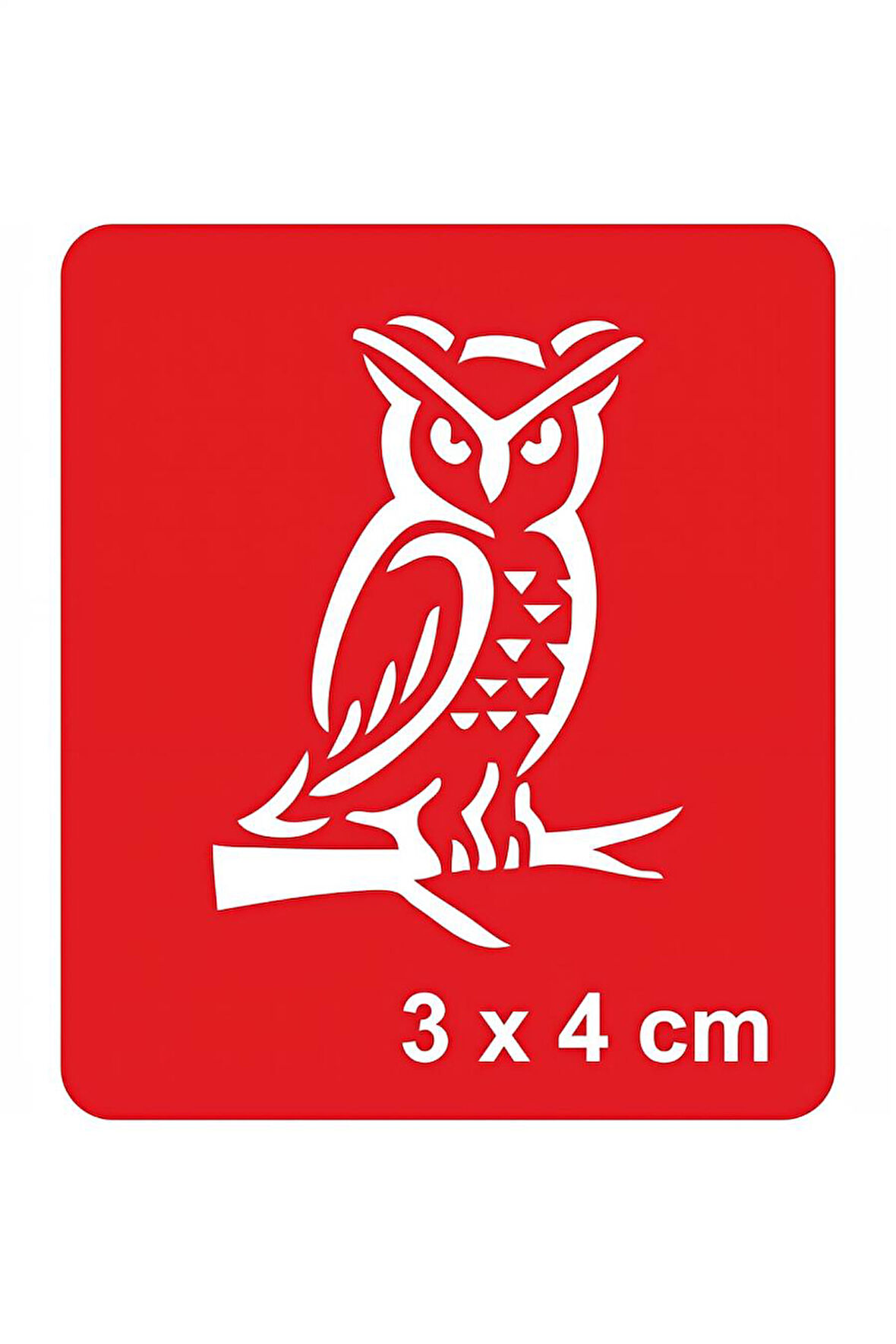 Alsepeteavm Benekli Baykuş Tattoo Geçici Dövme Şablonları Kına Kalıpları
