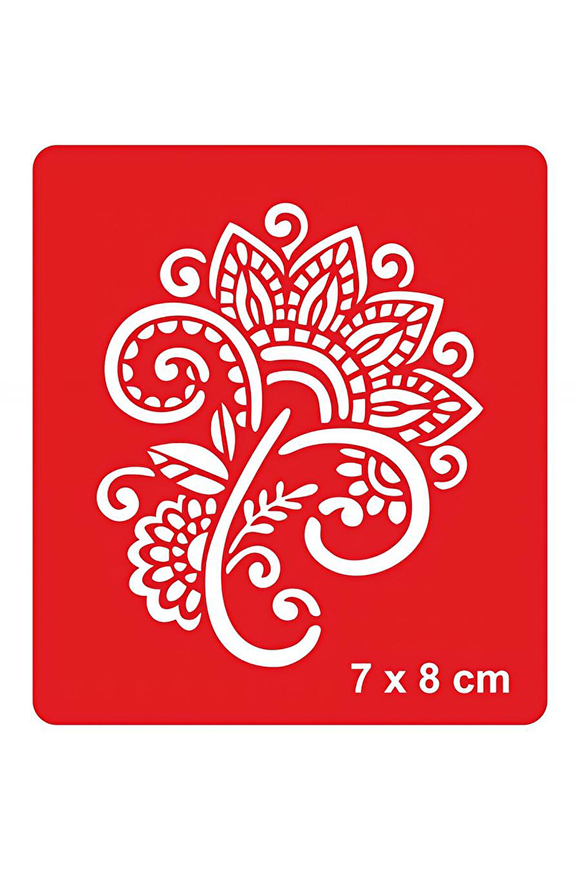 Alsepeteavm Dantel Motifi 253 Tattoo Geçici Dövme Şablonları Kına Kalıpları