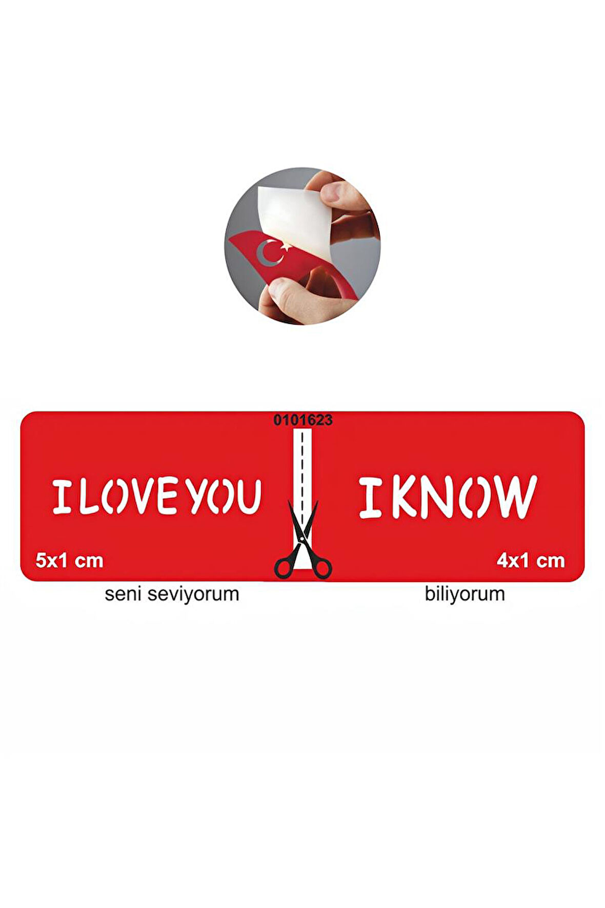 Alsepeteavm Seni Seviyorum-Biliyorum Sevgili Tattoo Geçici Dövme Şablonları Kına Kalıpları