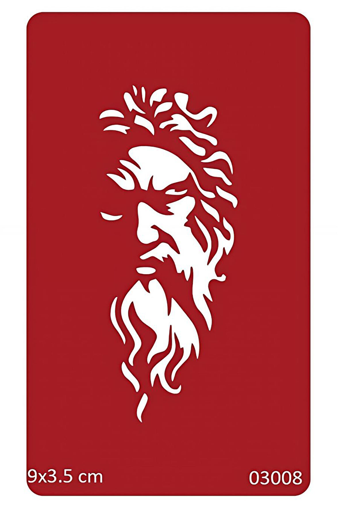 Alsepeteavm Öfkeli Zeus Geçici Dövme Deseni