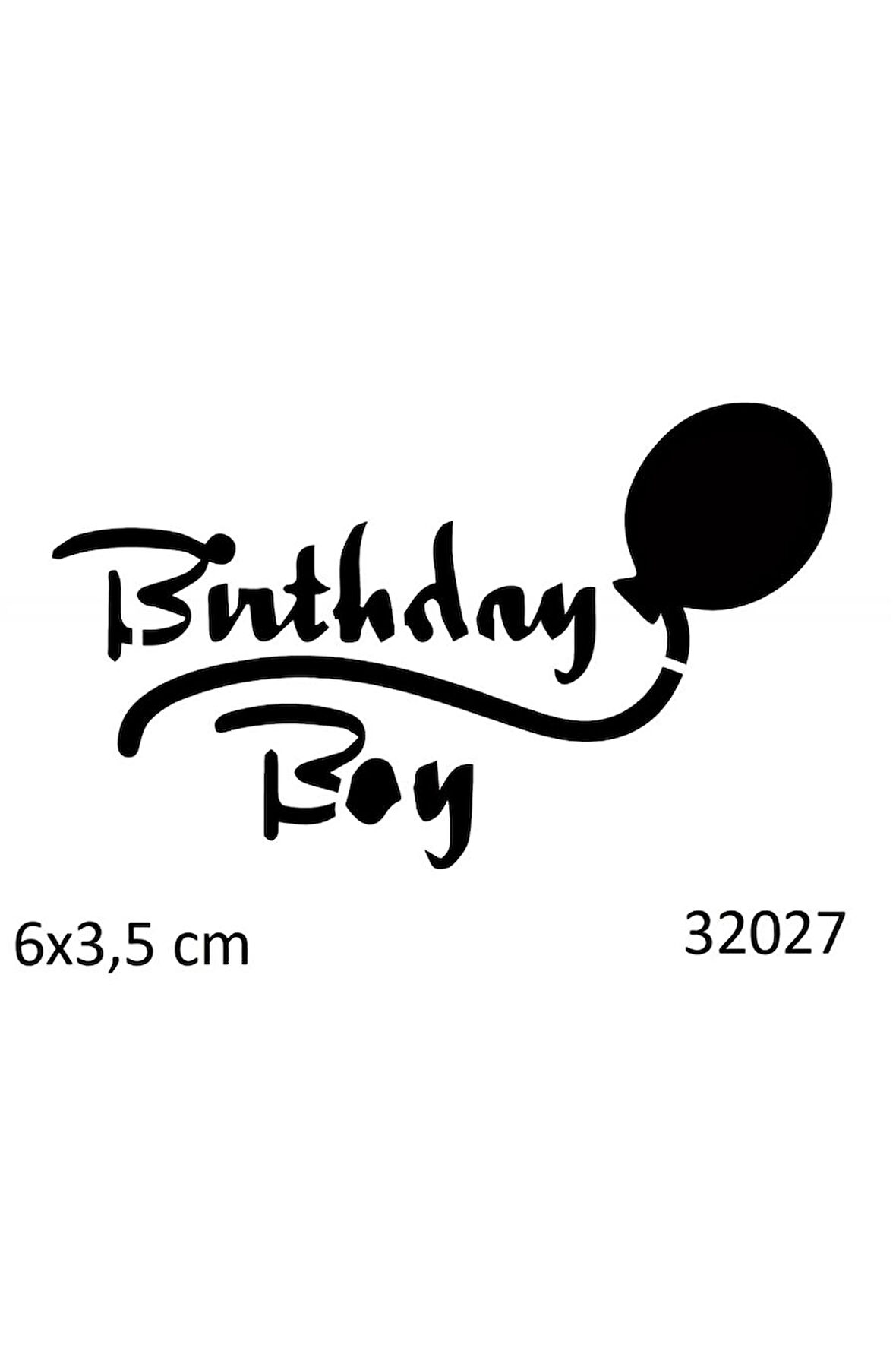 Alsepeteavm Birthday Boy Doğum Günü Dövmesi Geçici Dövme Şablonu