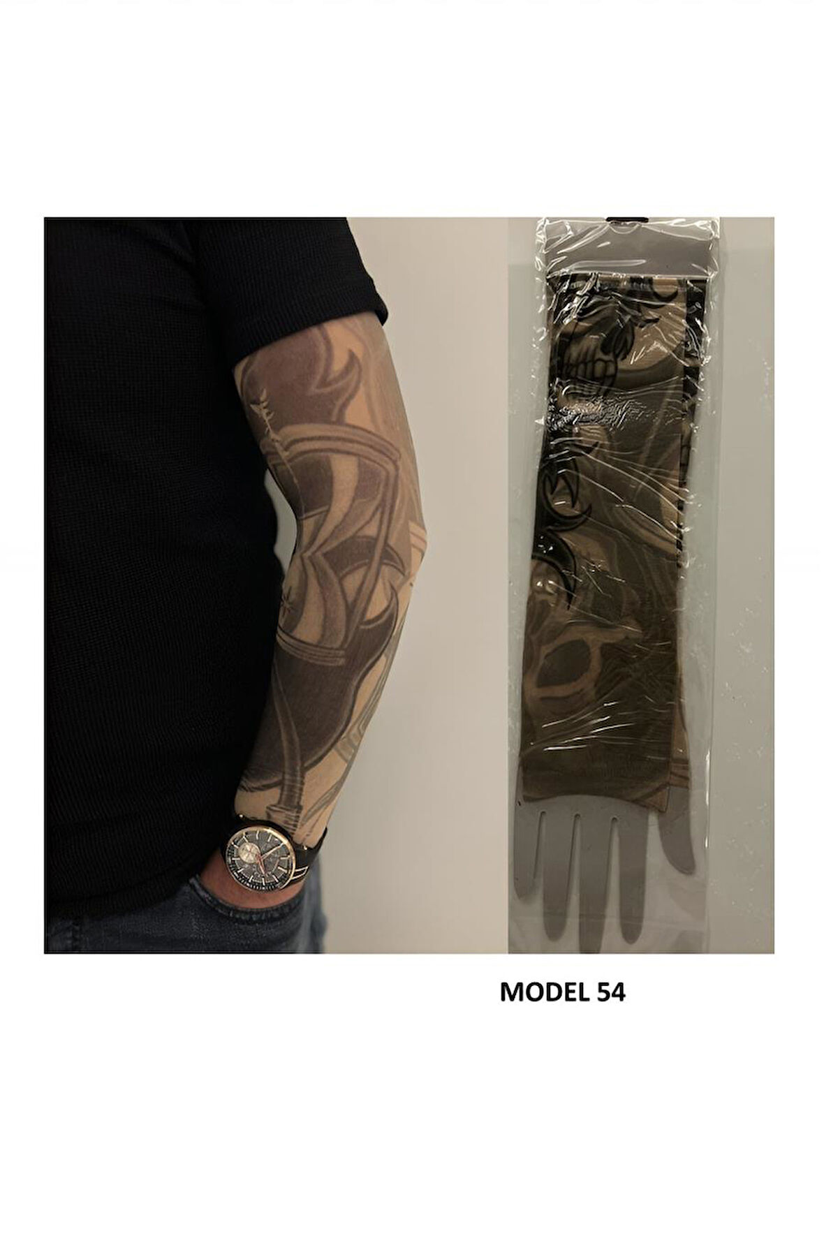 Alsepeteavm Giyilebilir Dövme Çift Kol 2 Adet Kol Çorap Dövmesi Sleeve tattoo Model54