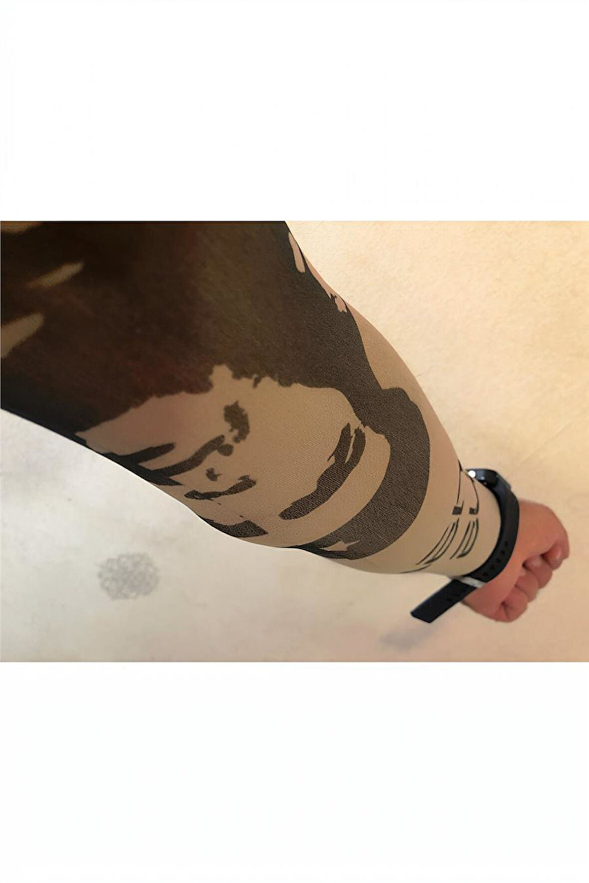 Alsepeteavm Çift Kol Giyilebilir Dövme Che Guavera Desenler Tattoo Sleeve