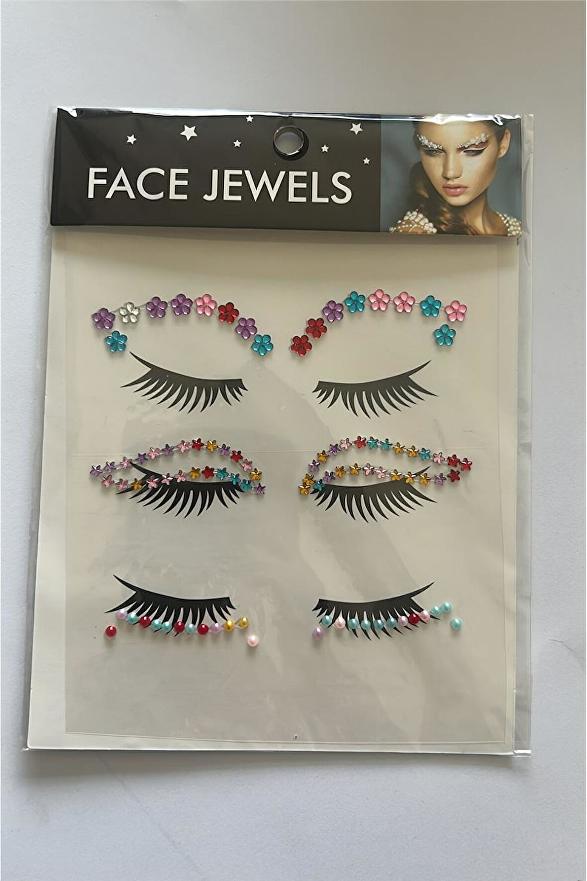 Alsepeteavm Face Gems Kristal Yüz Taşı Model 24