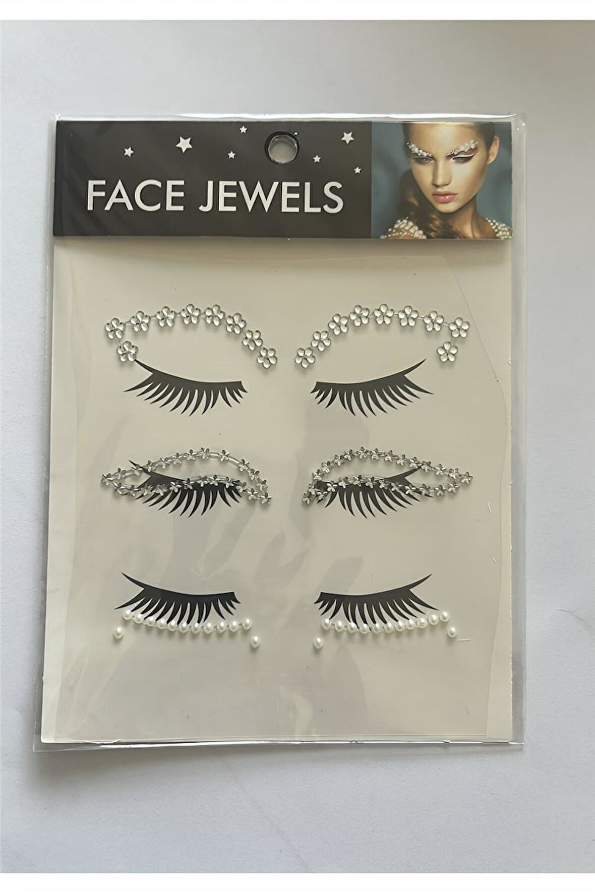 Alsepeteavm Face Gems Kristal Yüz Taşı Model 25