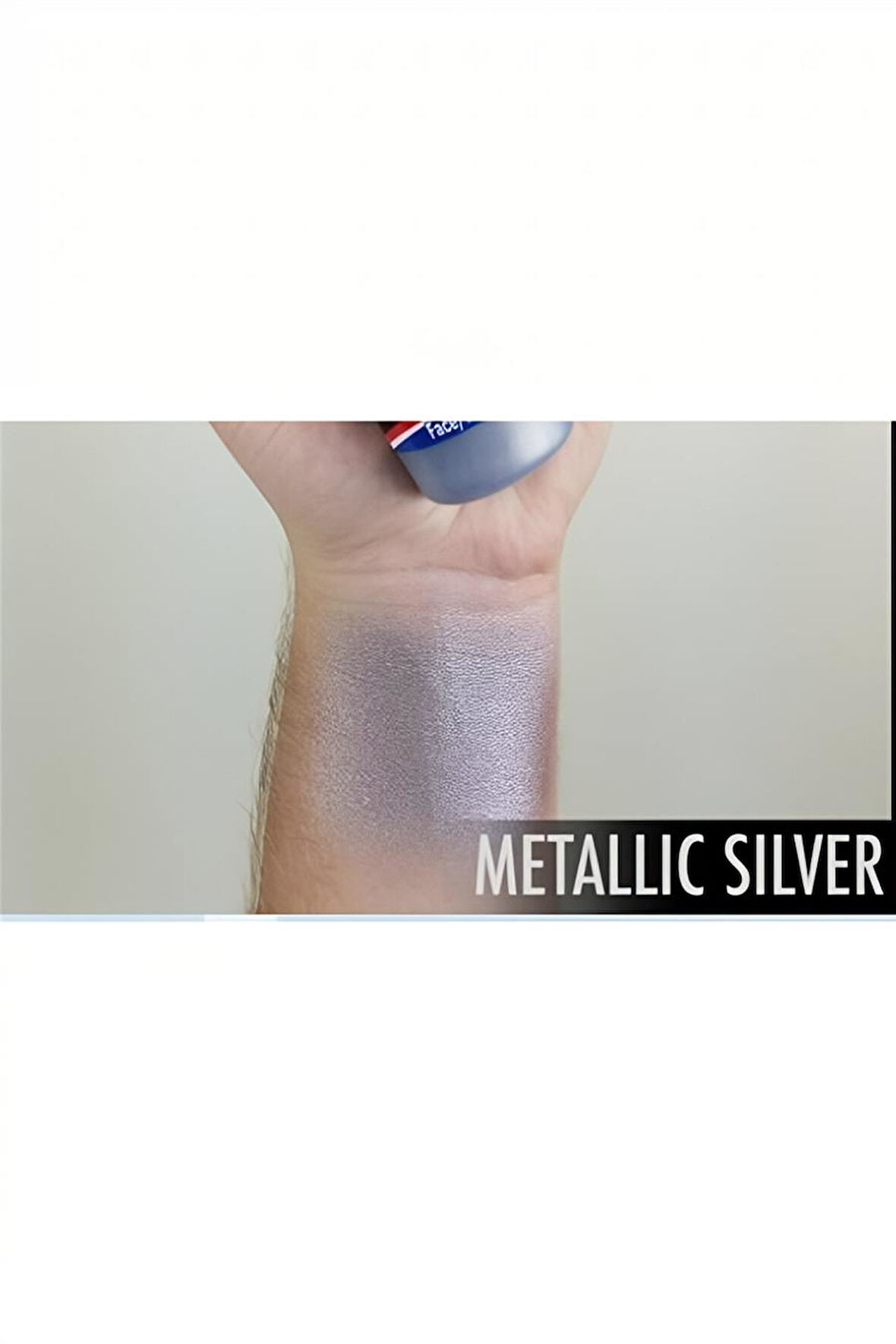 Alsepeteavm Metalic Gümüş Silver 50 ML Konsantre Airbrush Geçici Dövme Boyası Paasche