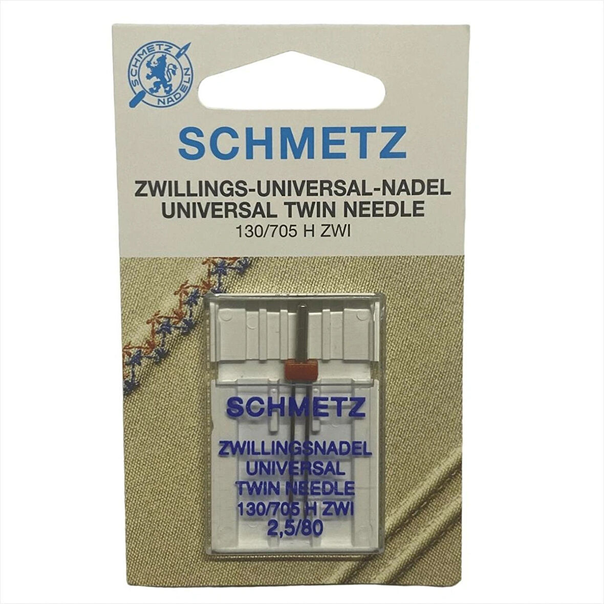 Ev Tipi Aile Dikiş Makinesi Çiftli Dikiş İğnesi / 130/705 H ZWI 2.5/80