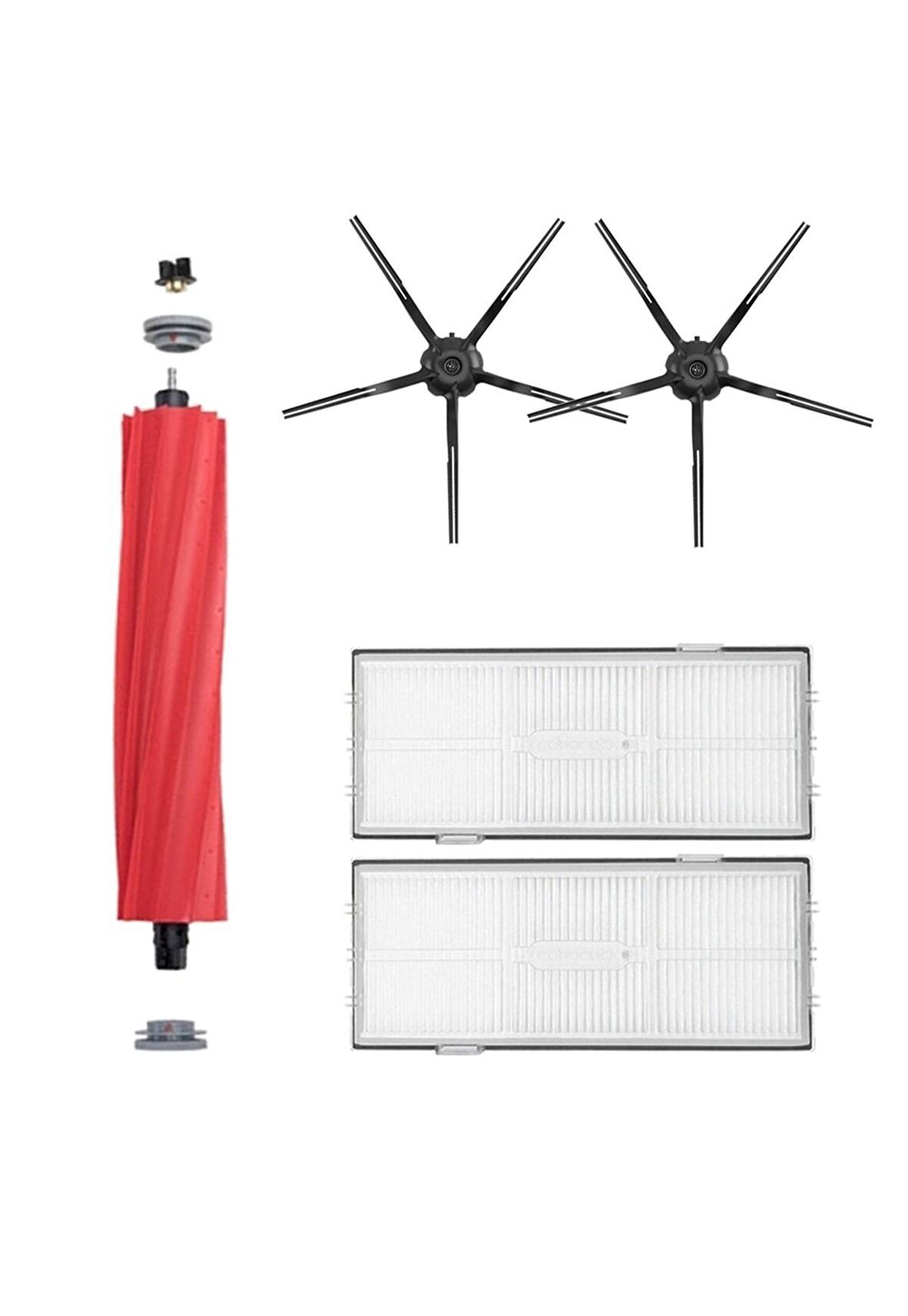 Roborock S7 Max V Robot Süpürge Uyumlu 5'li Yedek Parça Seti