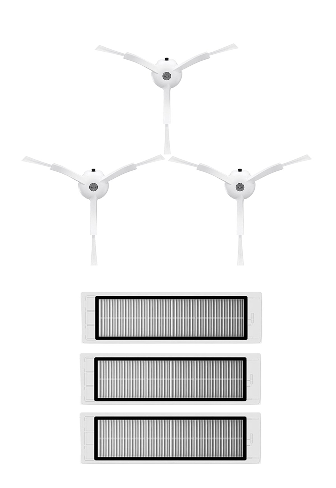 Xiaomi Vacuum Cleaner (Global) Robot Süpürge Uyumlu  6'lı Yedek Parça Seti