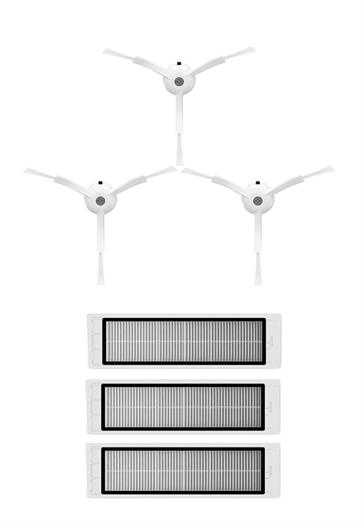 Xiaomi Vacuum Cleaner 1S  Robot Süpürge Uyumlu 6'lı Yedek parça Seti 