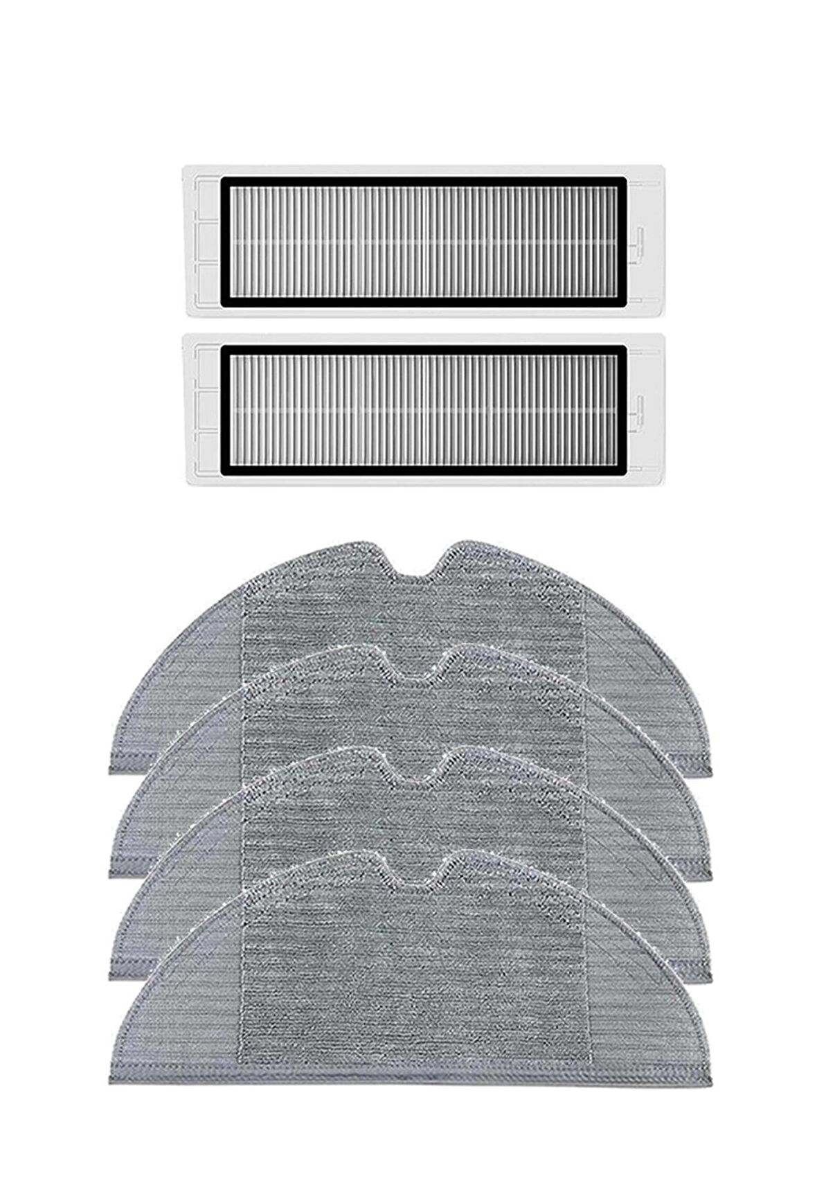 Xiaomi Trouver LDS Robot Süpürge Uyumlu 6'lı Yedek Parça Seti