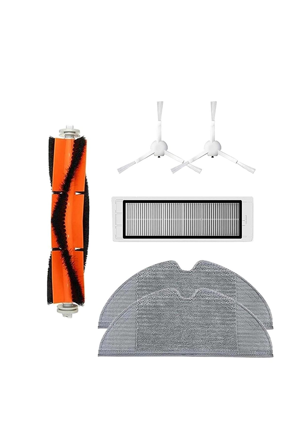 Xiaomi Trouver LDS Robot Süpürge Uyumlu 6'lı Yedek Parça Seti