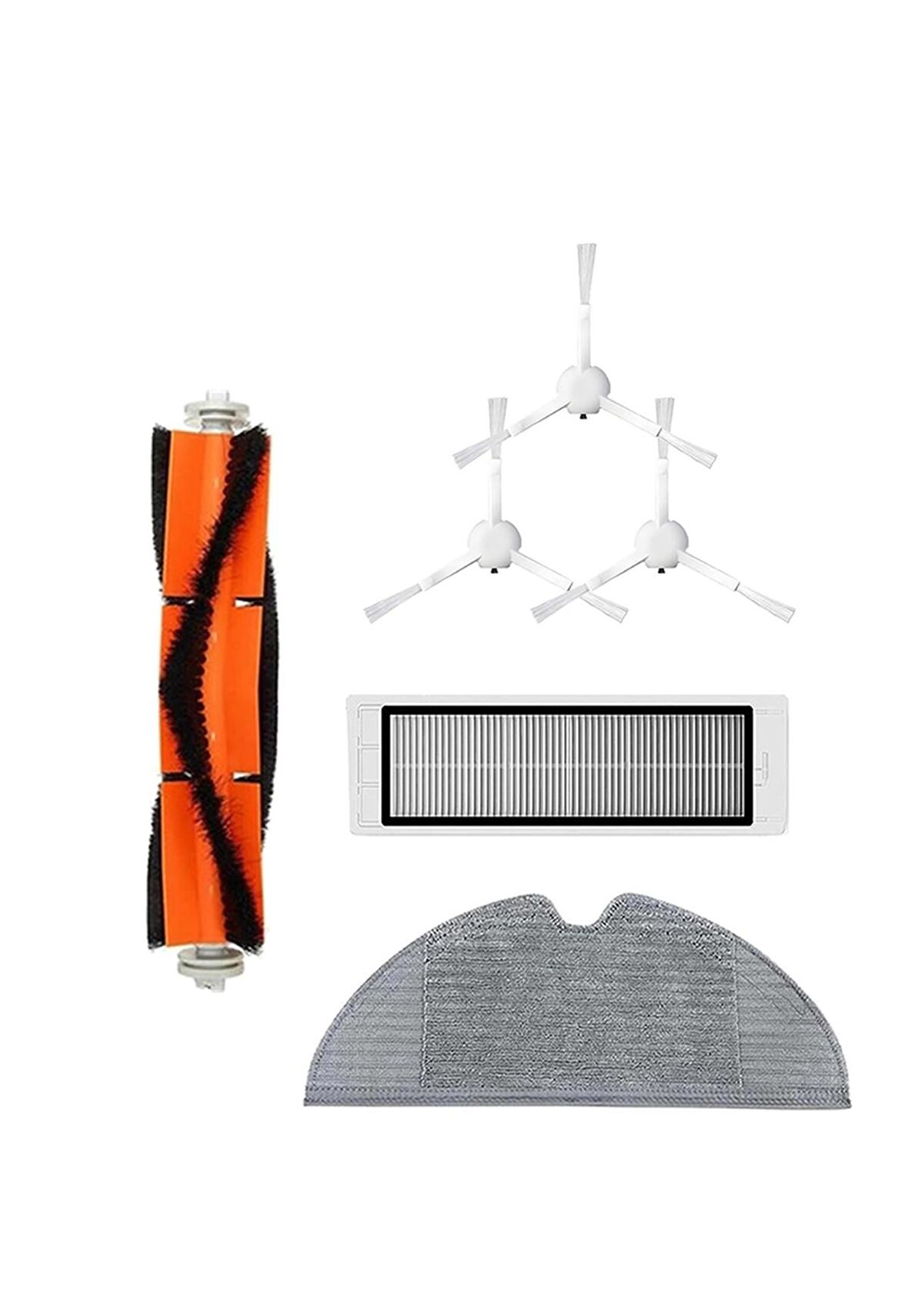 Xiaomi Trouver LDS Robot Süpürge Uyumlu 6'lı Yedek Parça Seti