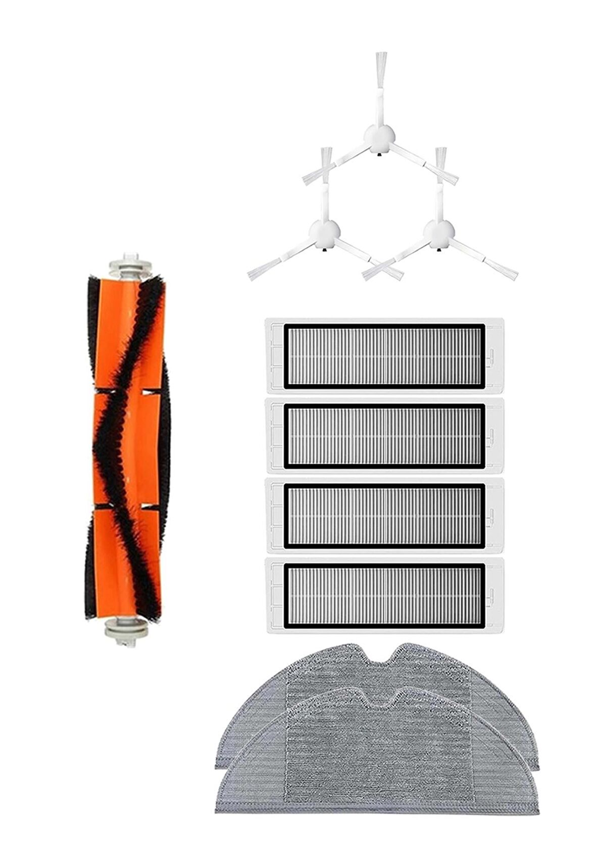 Xiaomi Trouver LDS Robot Süpürge Uyumlu 10'lu Yedek Parça Seti