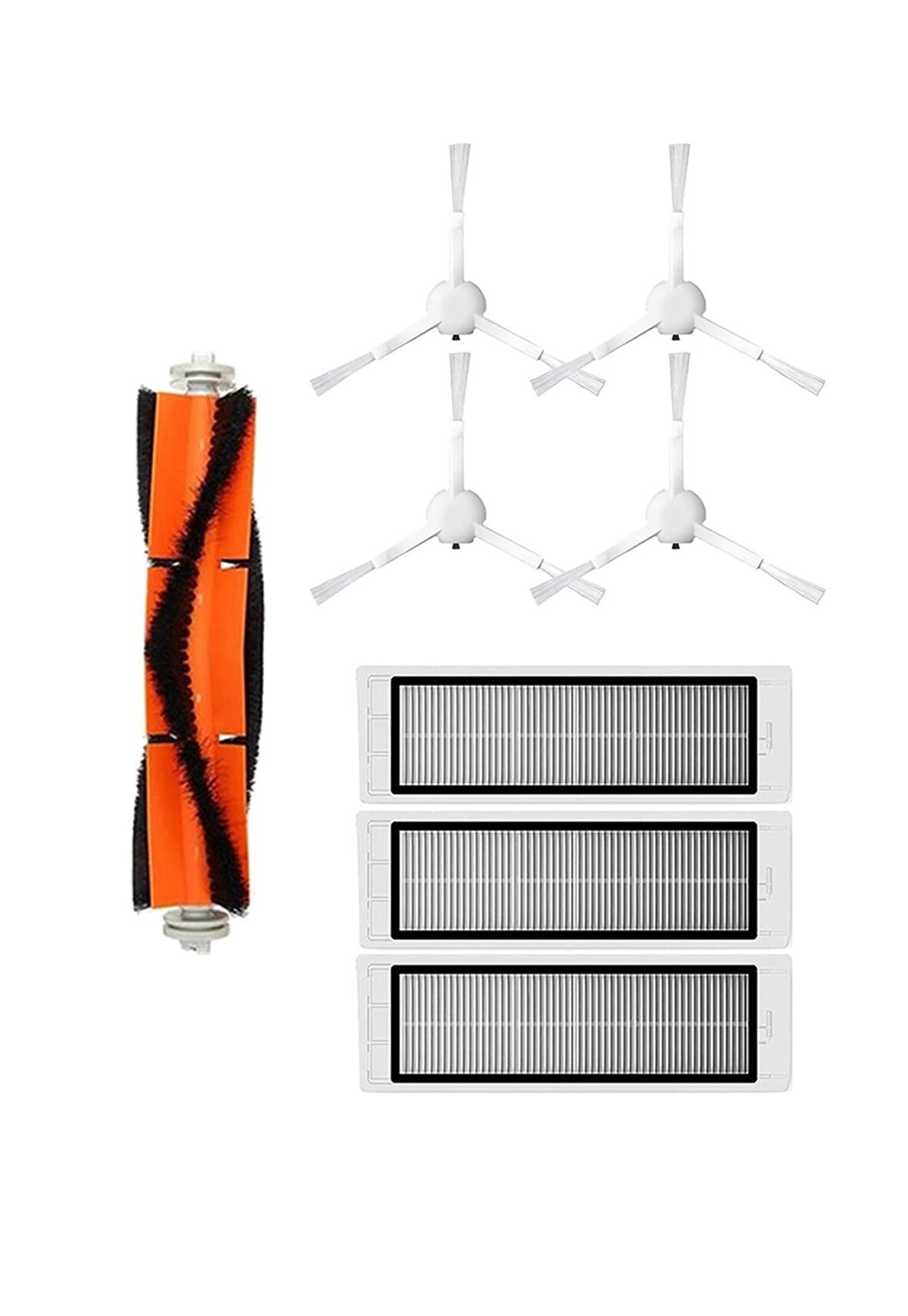 Xiaomi Trouver LDS Robot Süpürge Uyumlu 8'li Yedek Parça Seti