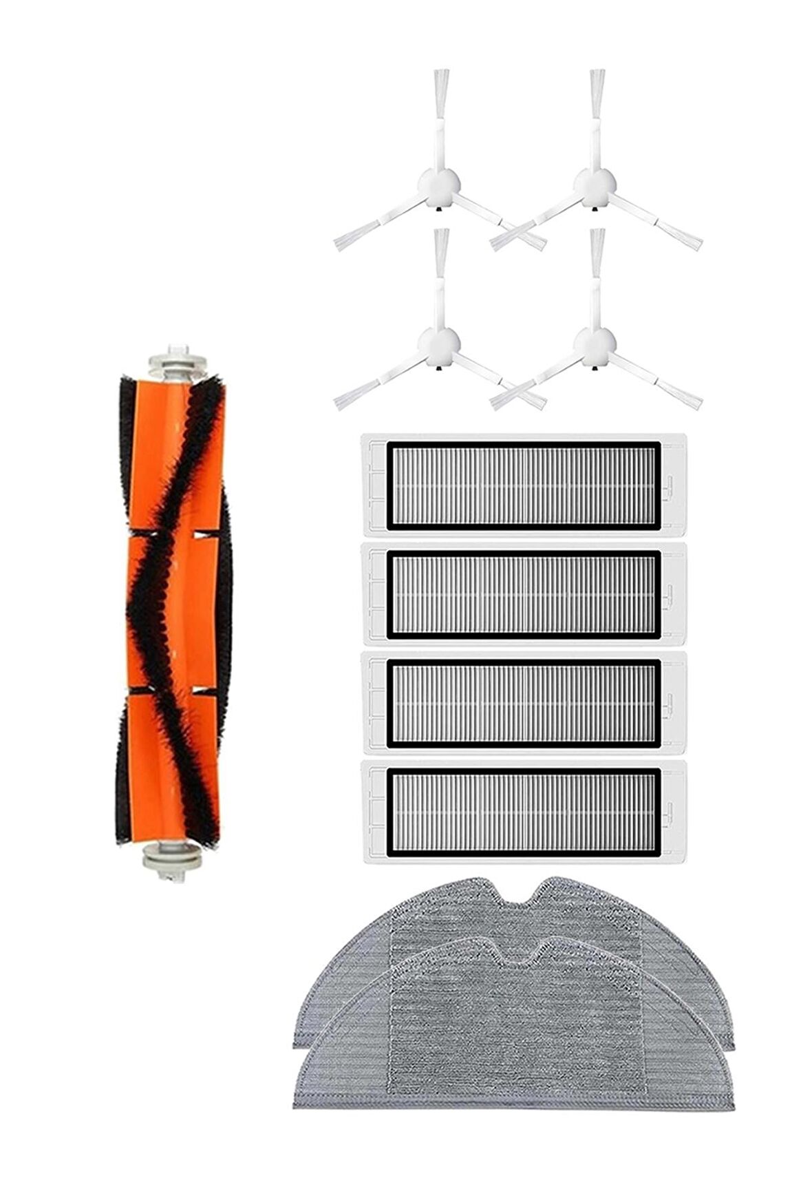 Xiaomi Trouver LDS Robot Süpürge Uyumlu 11'li Yedek Parça Seti