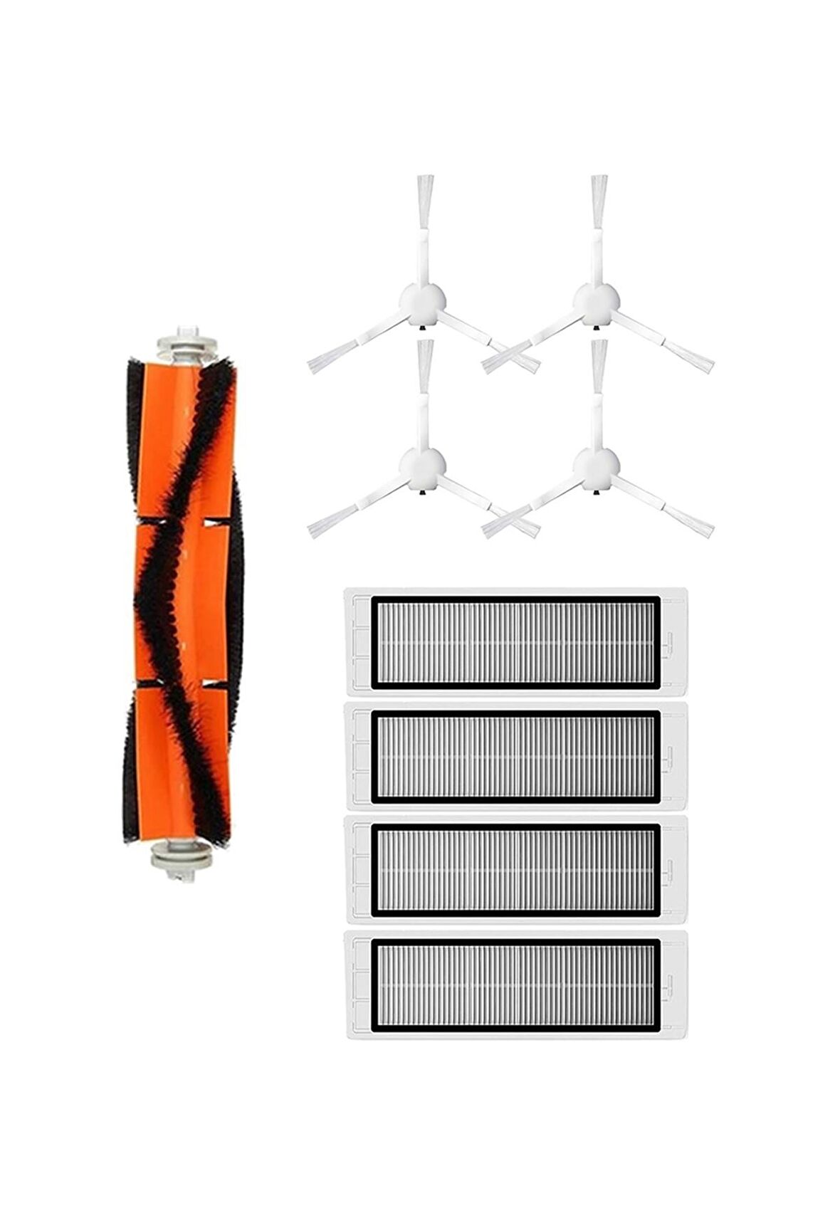 Xiaomi Trouver LDS Robot Süpürge Uyumlu 9'lu Yedek Parça Seti