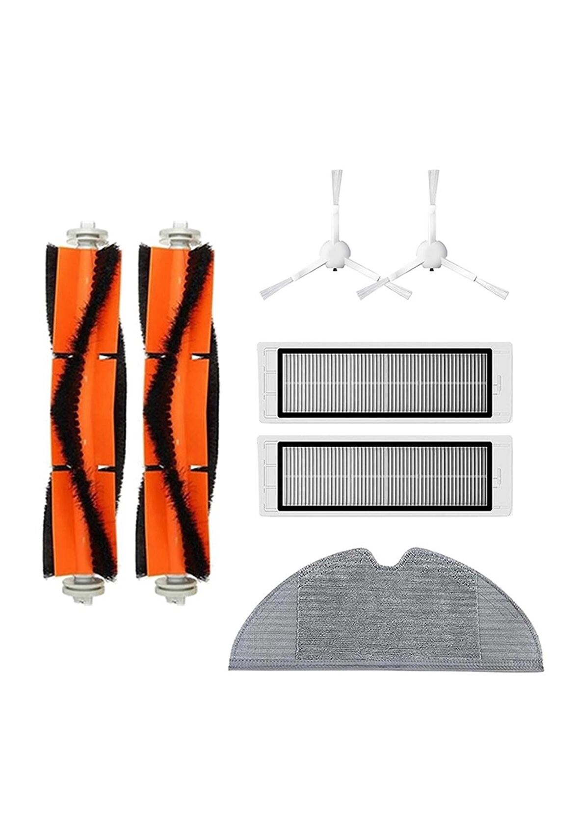 Xiaomi Trouver LDS Robot Süpürge Uyumlu 7'li Yedek Parça Seti