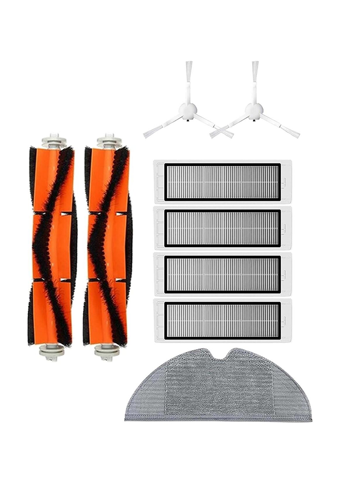 Xiaomi Trouver LDS Robot Süpürge Uyumlu 9'lu Yedek Parça Seti