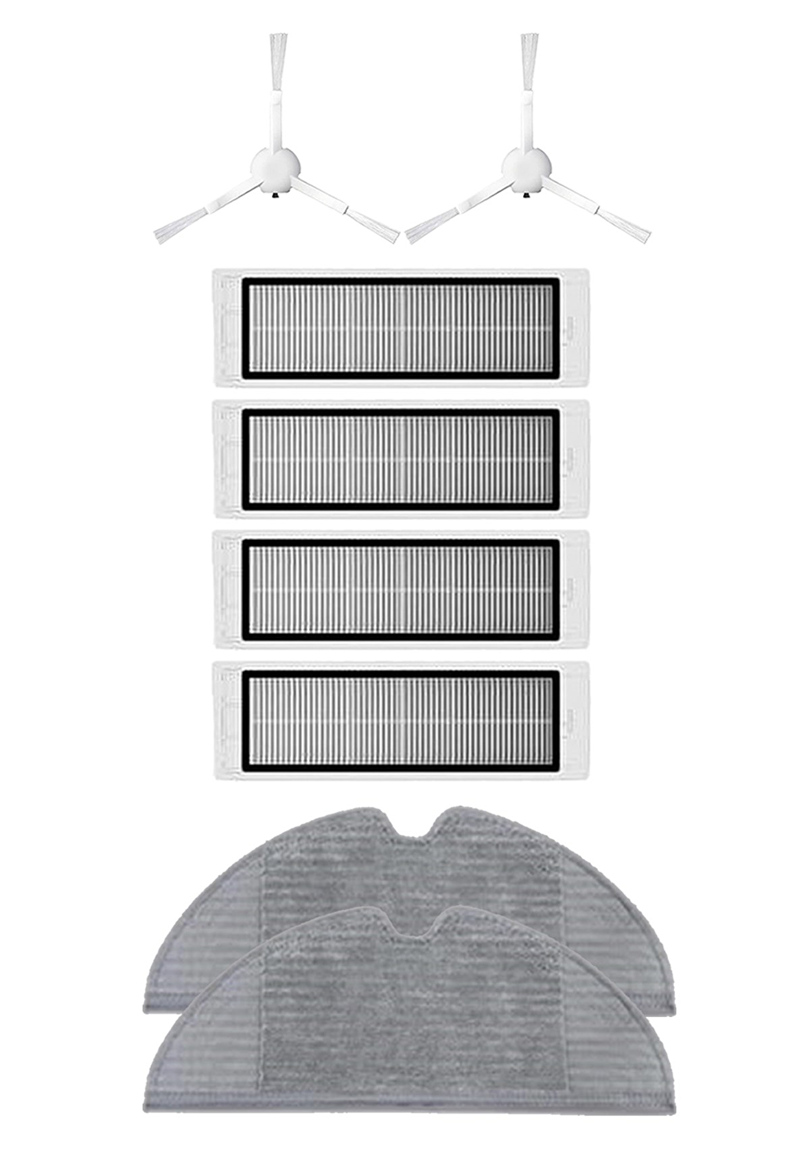 Xiaomi Vacuum Mop 2 Robot Süpürge Uyumlu 8'li Yedek Parça Seti