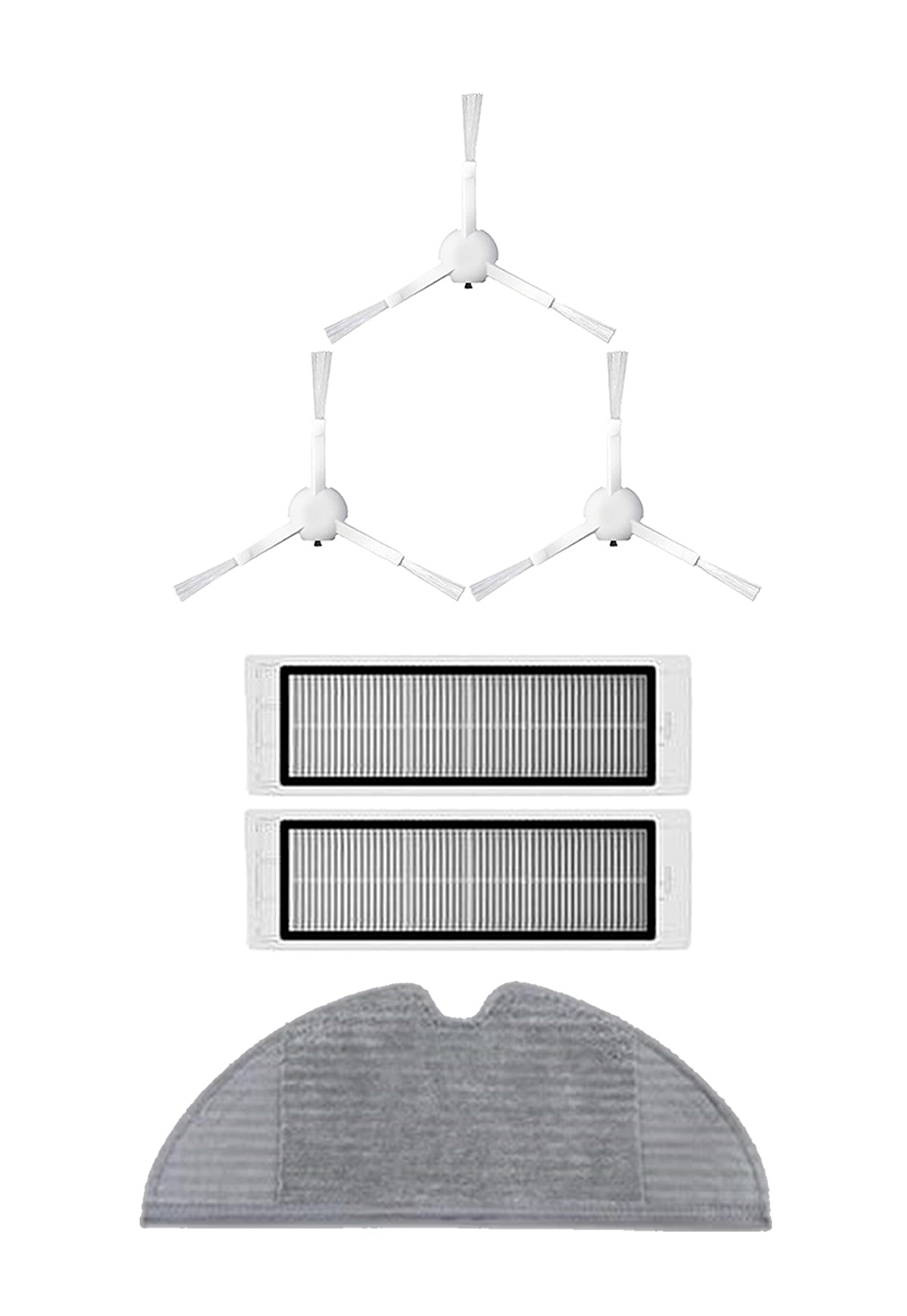 Xiaomi Vacuum Mop 2 Robot Süpürge Uyumlu 6'lı Yedek Parça Seti