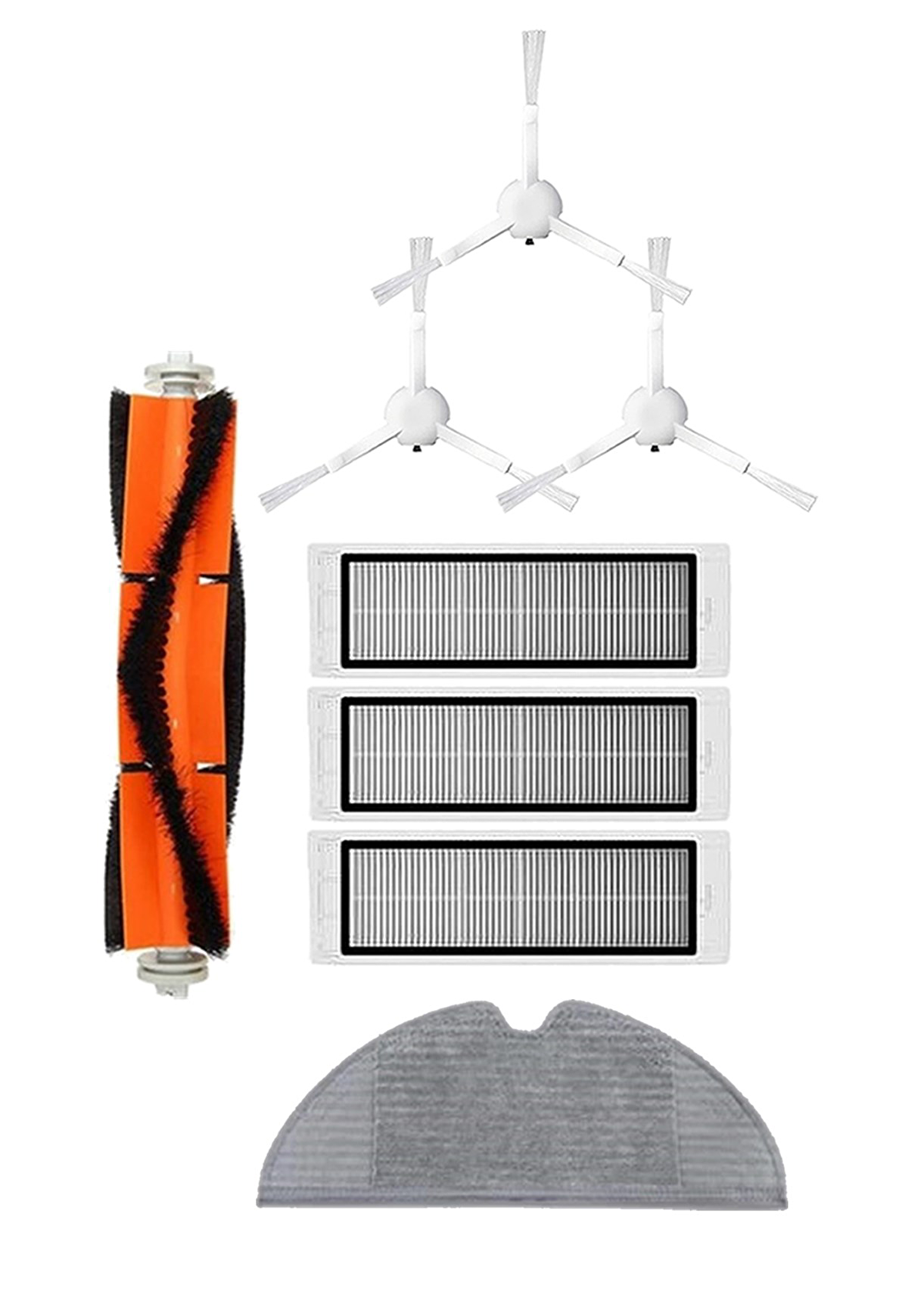 Xiaomi Vacuum Mop 2 Robot Süpürge Uyumlu 8'li Yedek Parça Seti