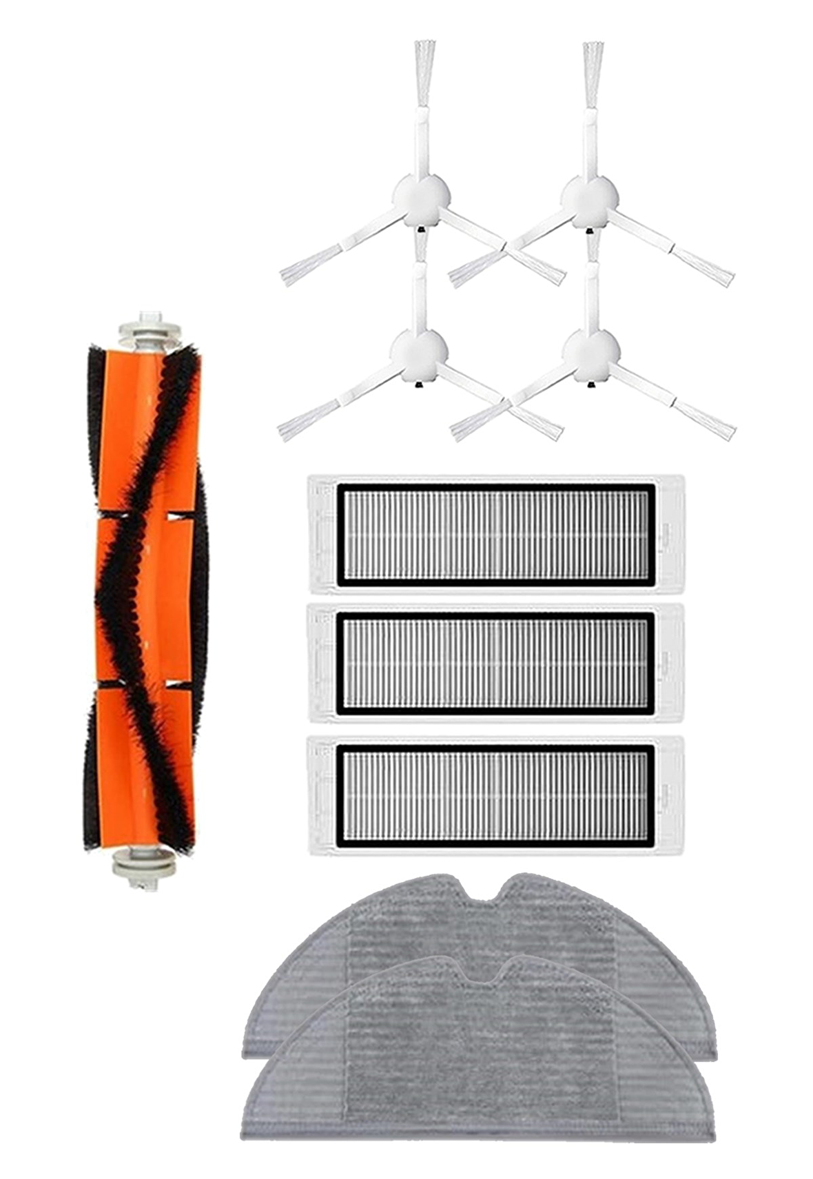 Xiaomi Vacuum Mop 2 Robot Süpürge Uyumlu 10'lu Yedek Parça Seti