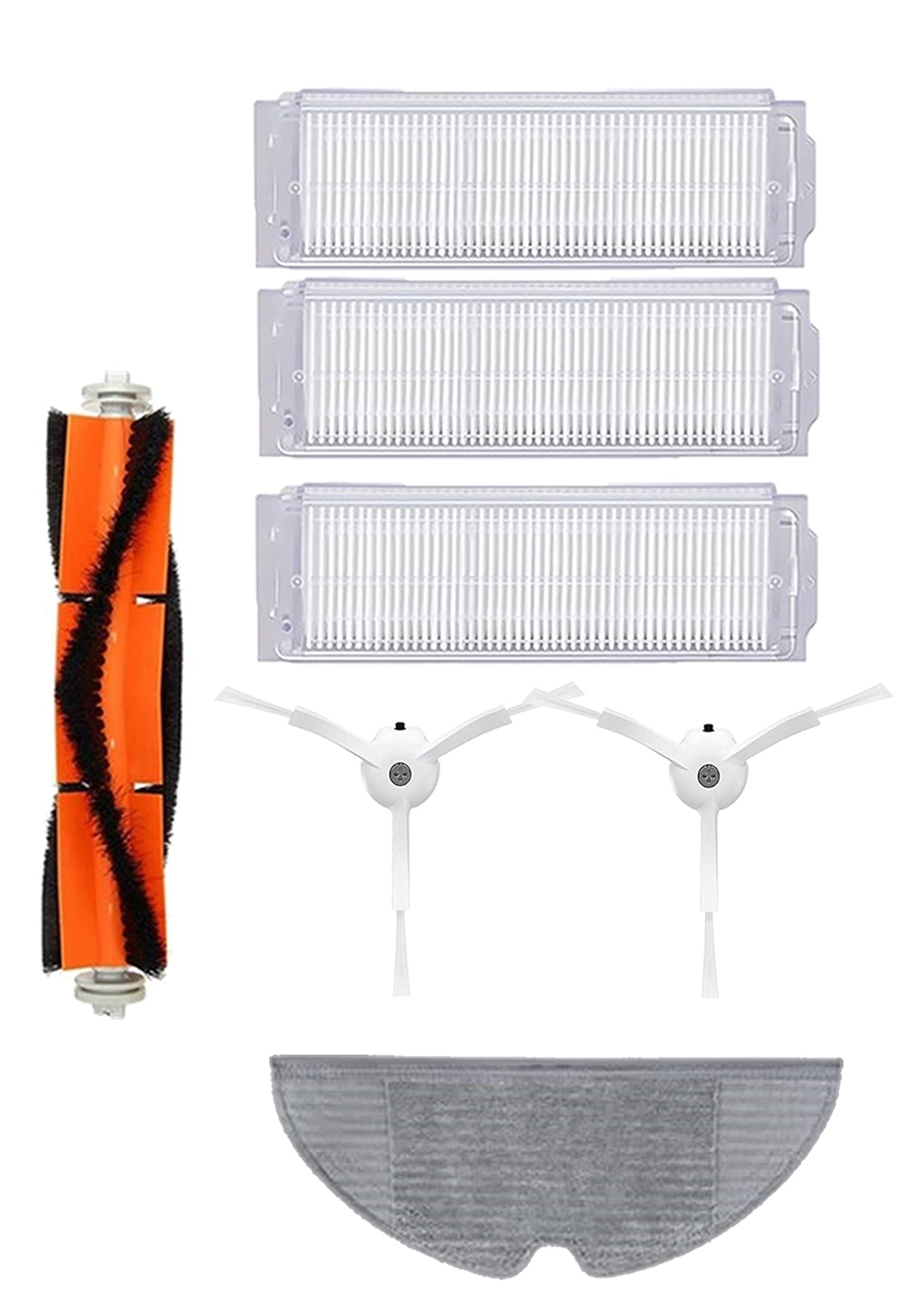 Xiaomi Vacuum Mop 2 Pro Robot Süpürge Uyumlu 7'li Yedek Parça Seti