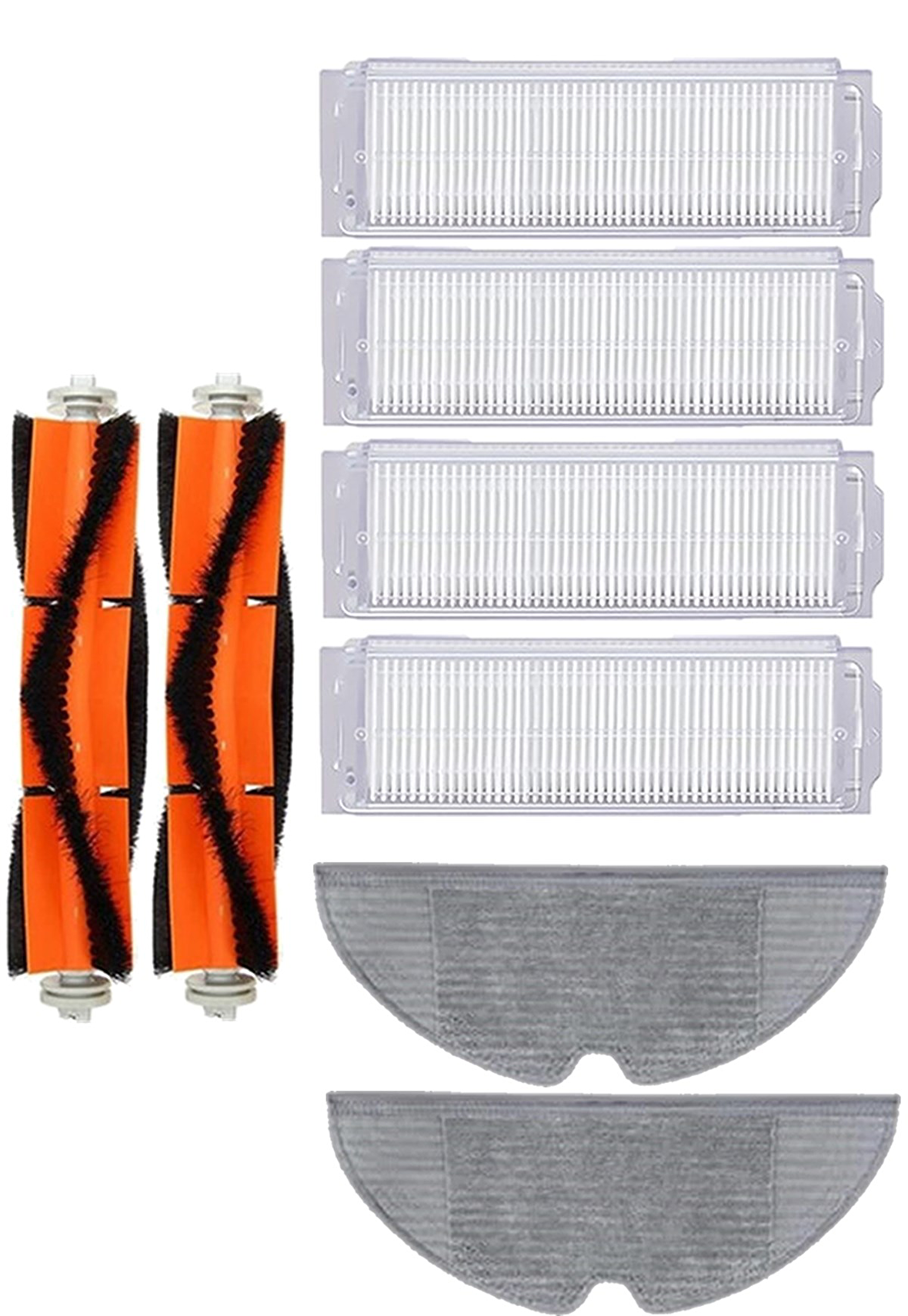 Xiaomi Vacuum Mop 2 Pro Robot Süpürge Uyumlu 8'li Yedek Parça Seti