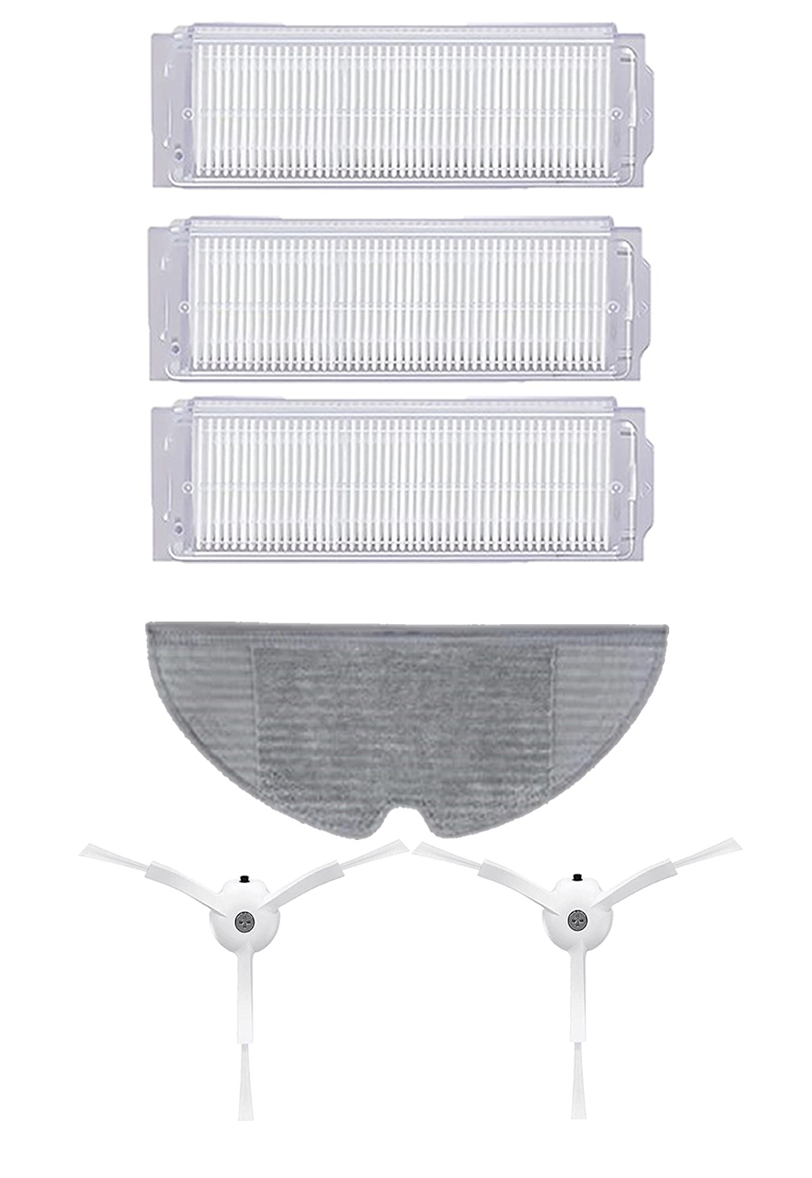 Xiaomi Vacuum Mop 2 Pro Robot Süpürge Uyumlu 6'lı Yedek Parça Seti