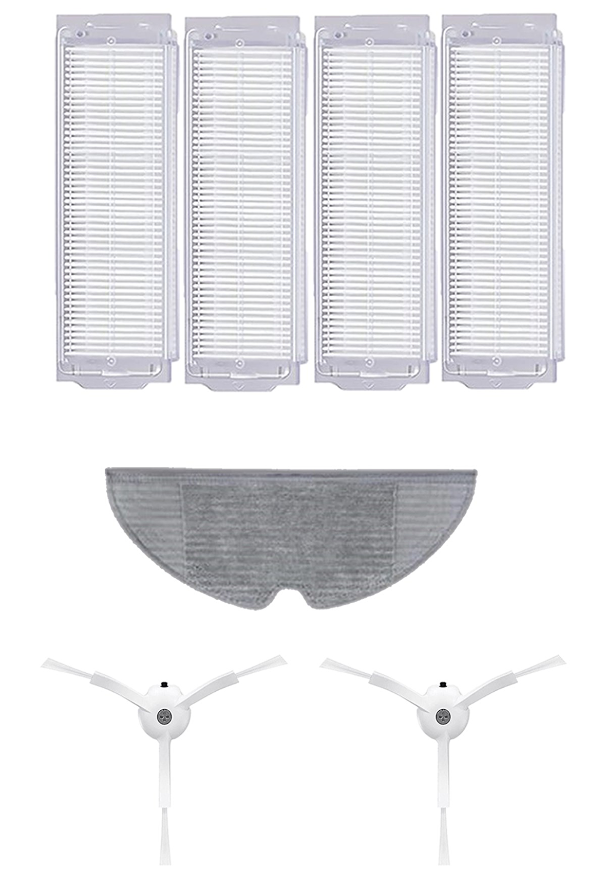 Xiaomi Vacuum Mop 2 Pro Robot Süpürge Uyumlu 7'li Yedek Parça Seti