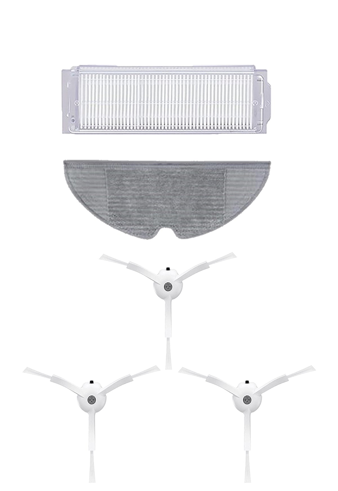 Xiaomi Vacuum Mop 2 Pro Robot Süpürge Uyumlu 5'li Yedek Parça Seti