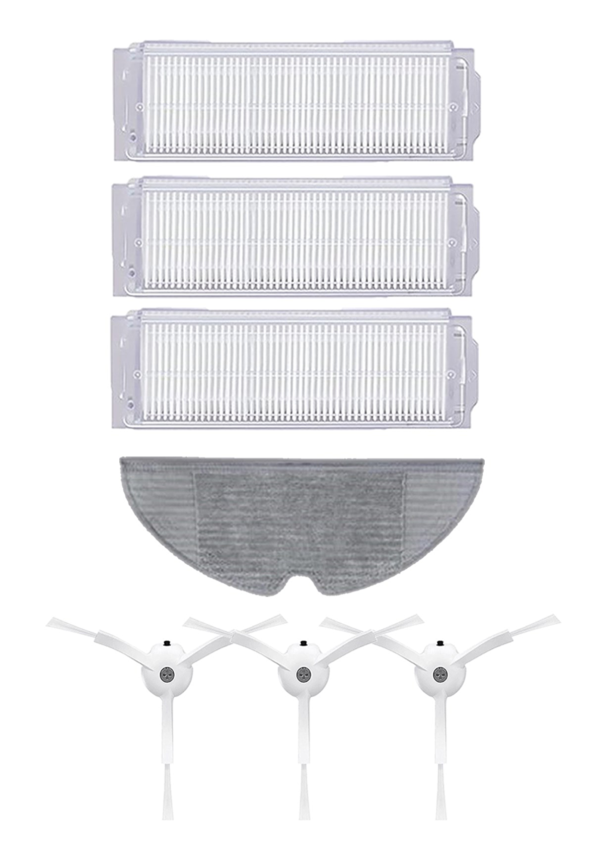 Xiaomi Vacuum Mop 2 Pro Robot Süpürge Uyumlu 7'li Yedek Parça Seti