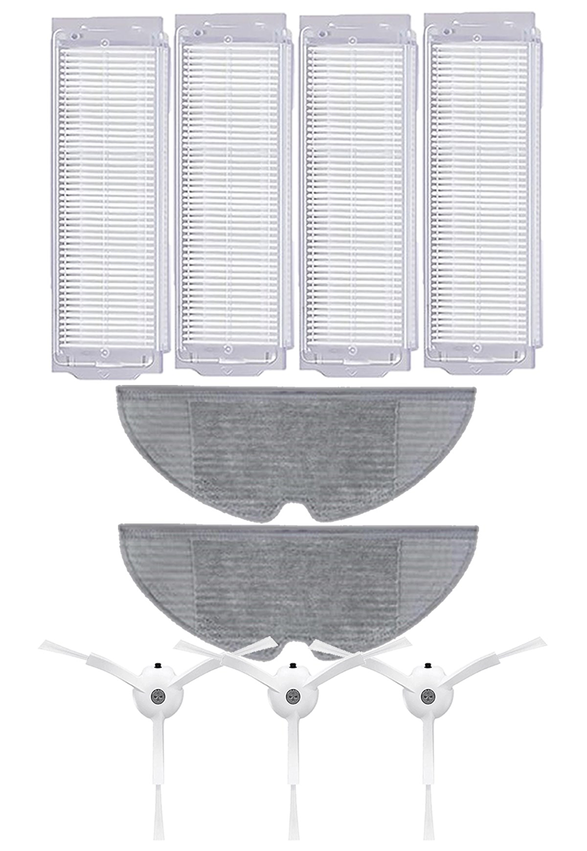 Xiaomi Vacuum Mop 2 Pro Robot Süpürge Uyumlu 9'lu Yedek Parça Seti